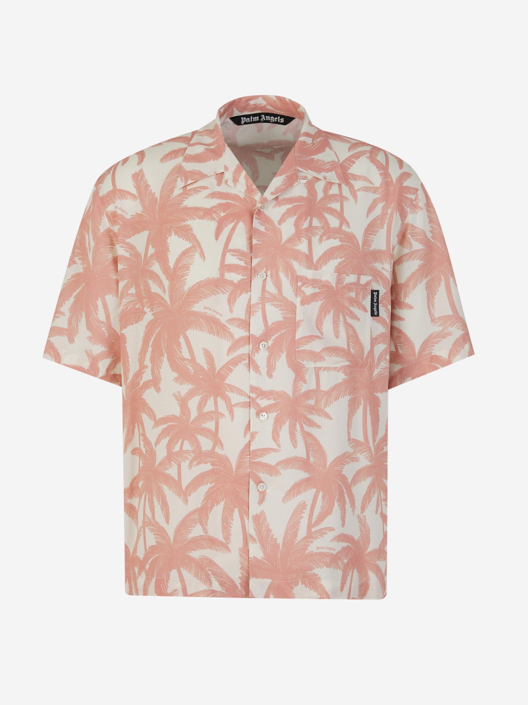 Camisa Viscosa Palmeras