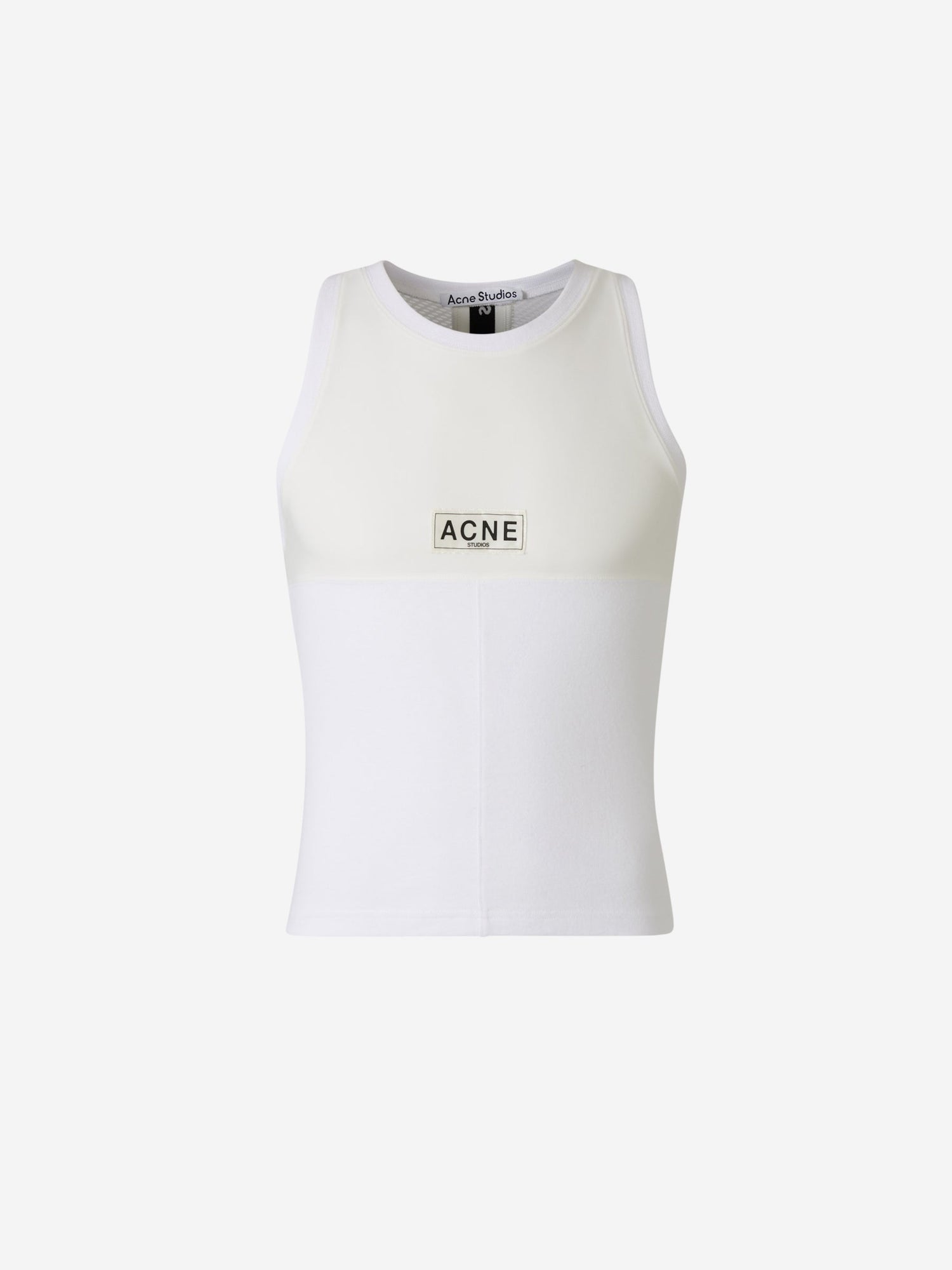 Acne Studios Camiseta Elástica Texturizada color Blanco sku 553-003542 01 - Foto 1