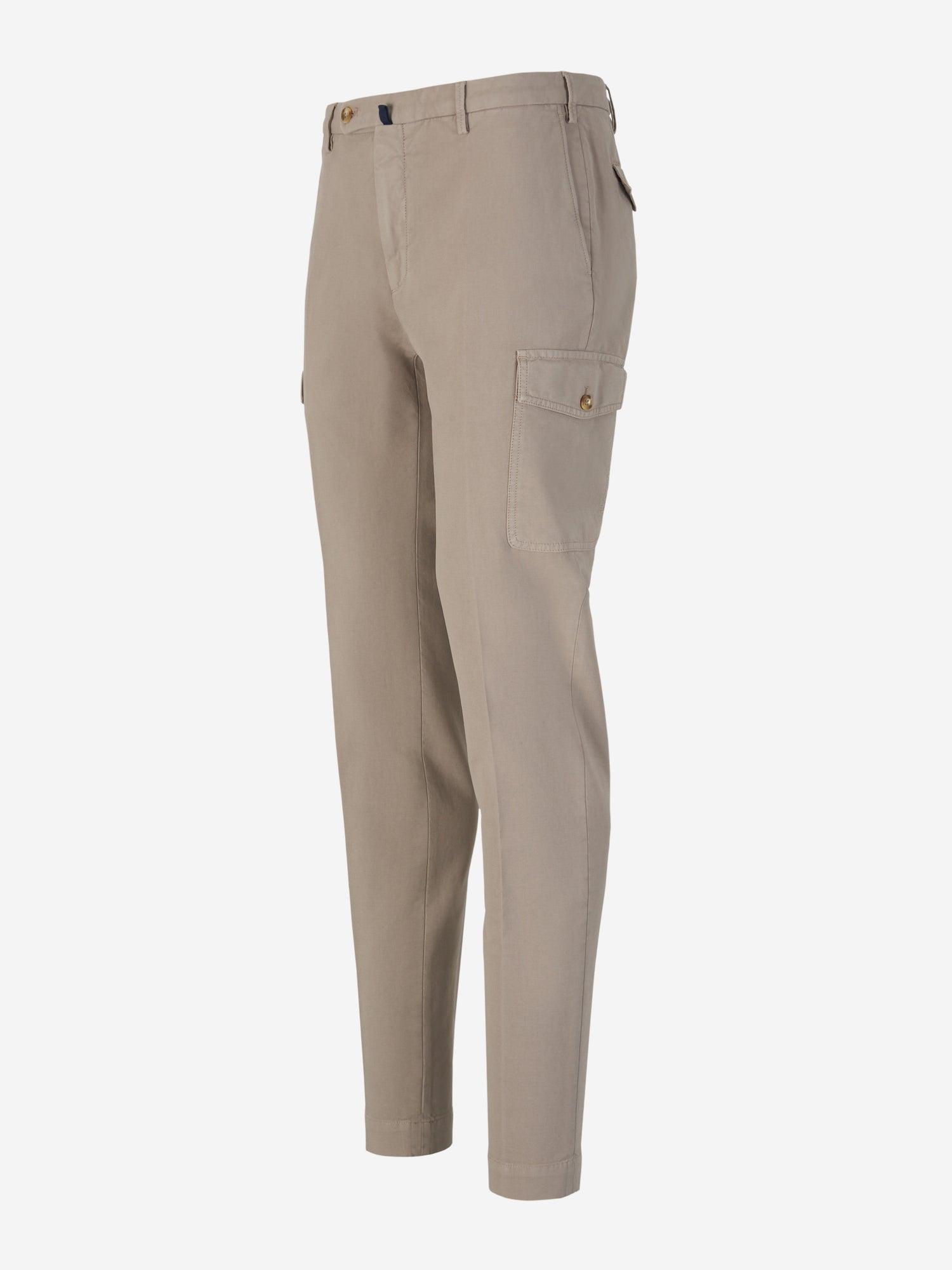 Incotex Pantalones Cargo Algodón color Gris Claro sku 521-002913 02 - Foto 2