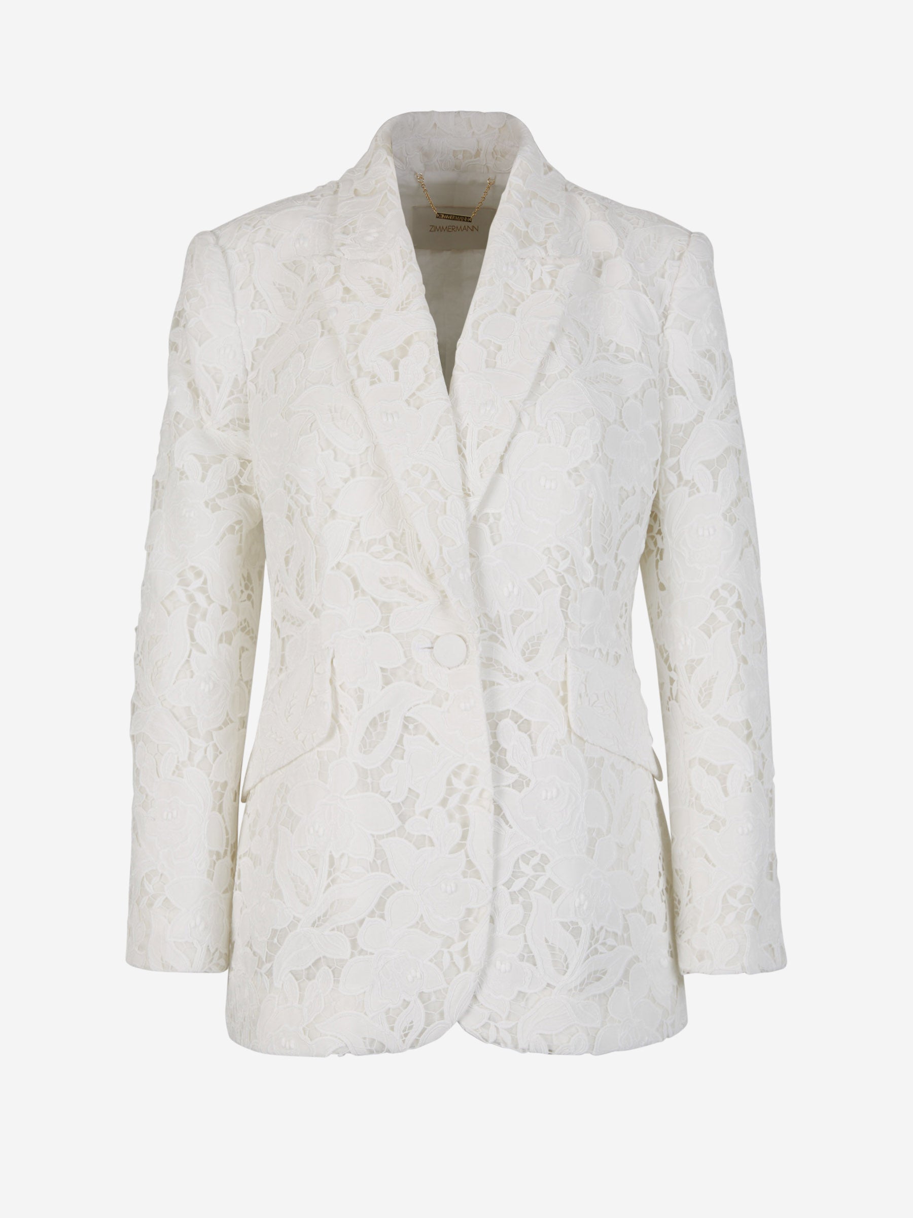 Zimmermann Blazer Natura Encaje color Blanco sku 741-002129 01 - Foto 1