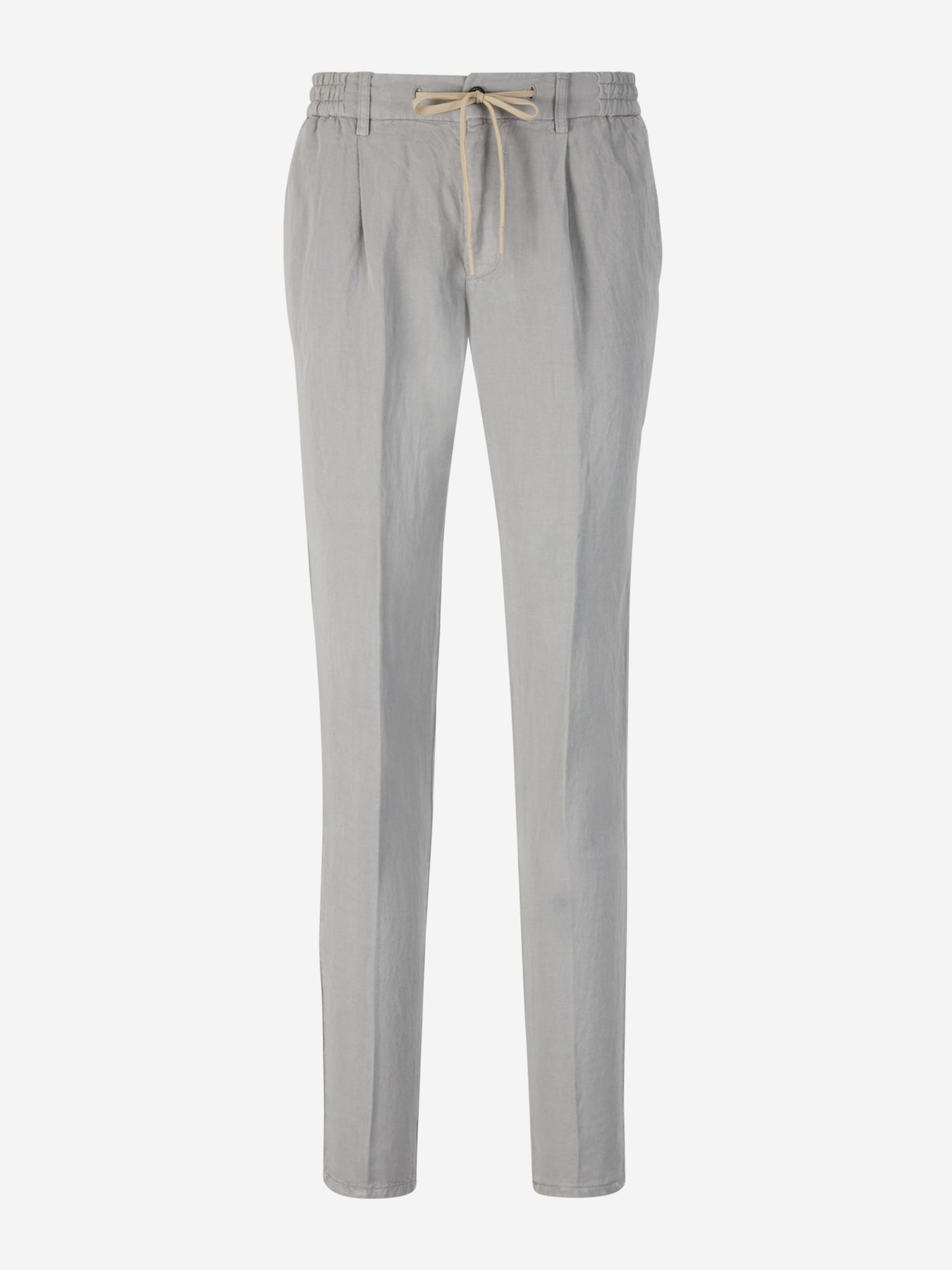 Santa Eulalia Joggers Fluidos Lino color Gris Claro sku 521-003035 02 - Foto 1