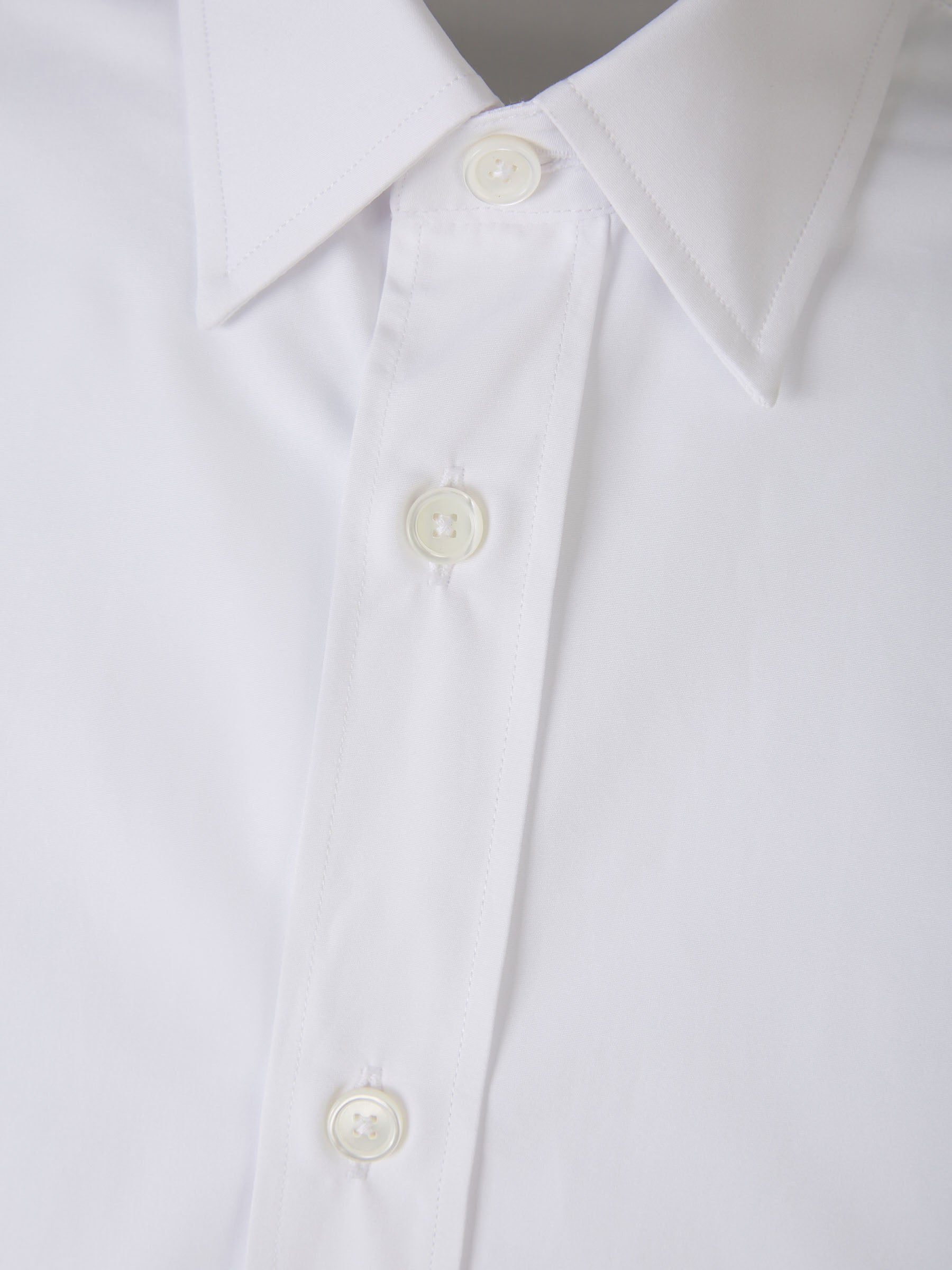 Givenchy Camisa Logo Algodón color Blanco sku 531-006223 01 - Foto 4