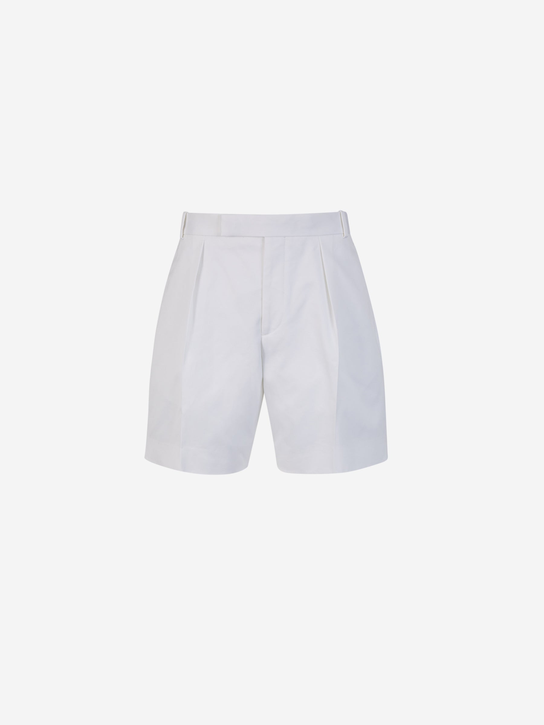 Alexander McQueen Bermudas Formales Algodón color Blanco sku 523-000932 01 - Foto 1