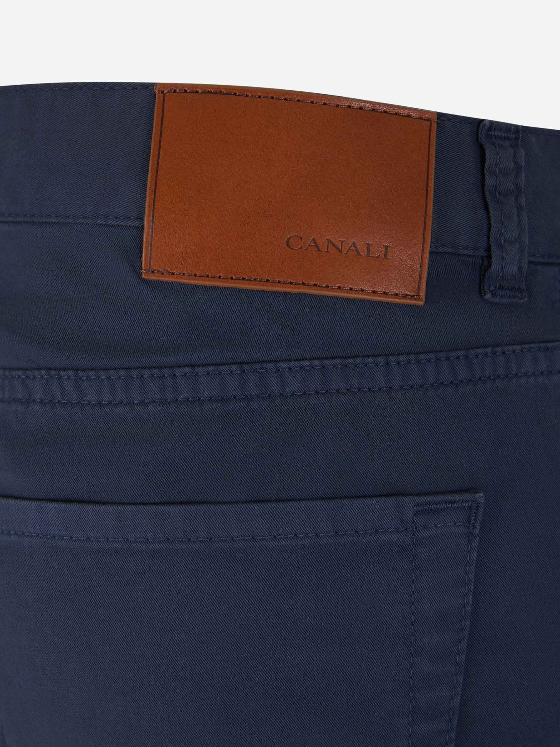 Canali Pantalones 5 Bolsillos color Azul sku 522-002628 02 - Foto 5