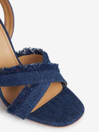 Sandalias Denim Slingback