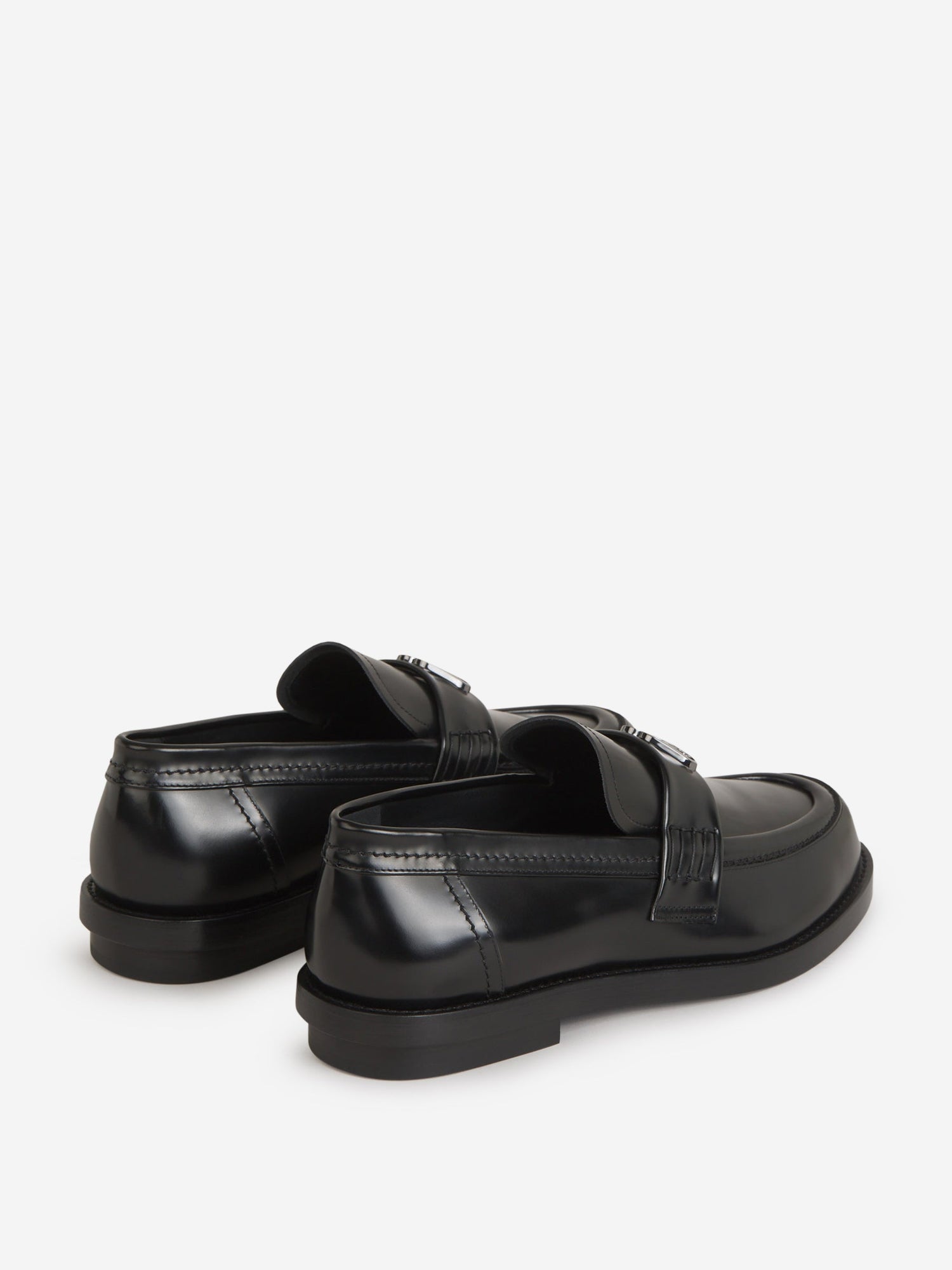 Logo Leather Loafers