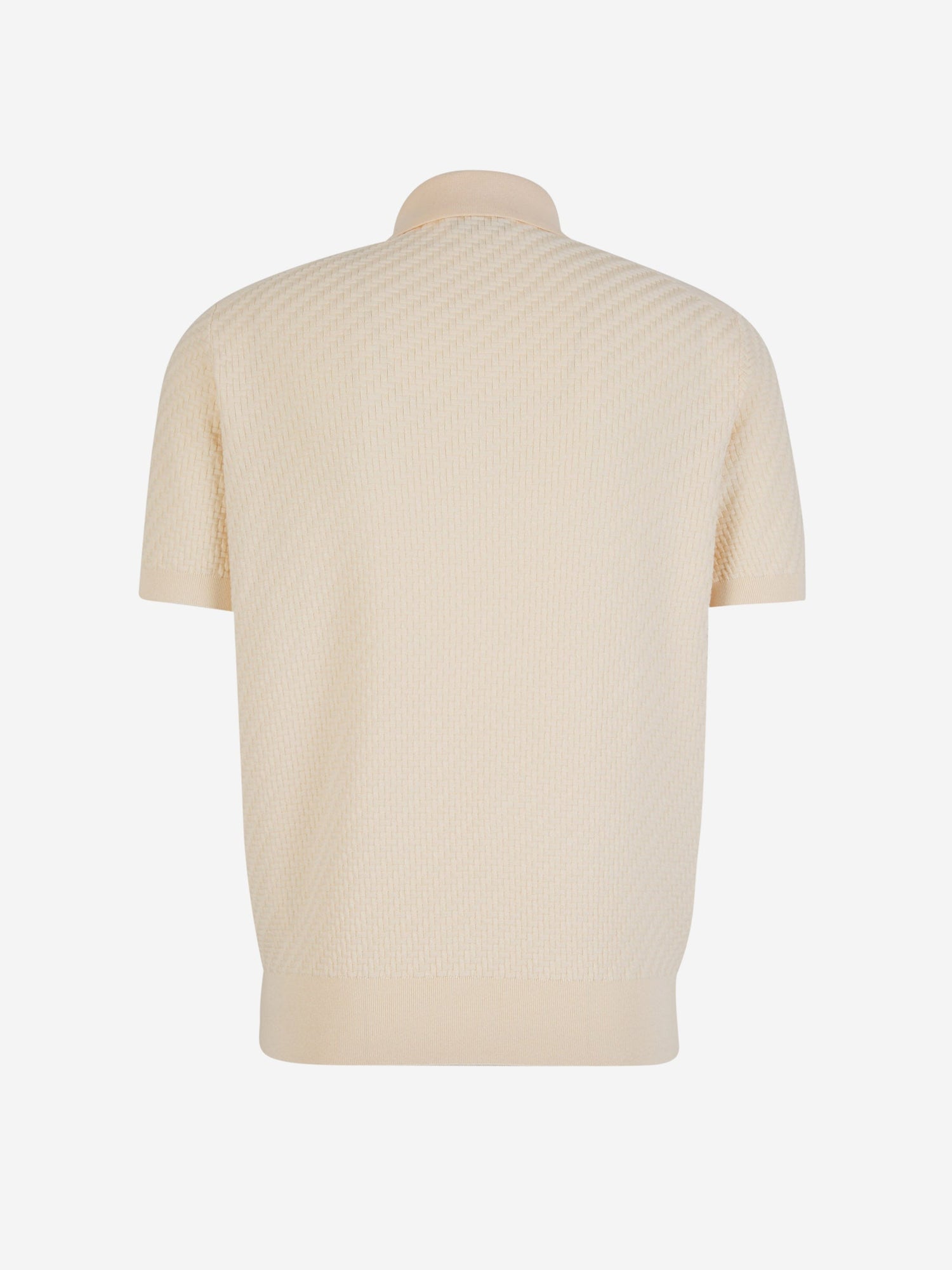 Textured Knit Polo