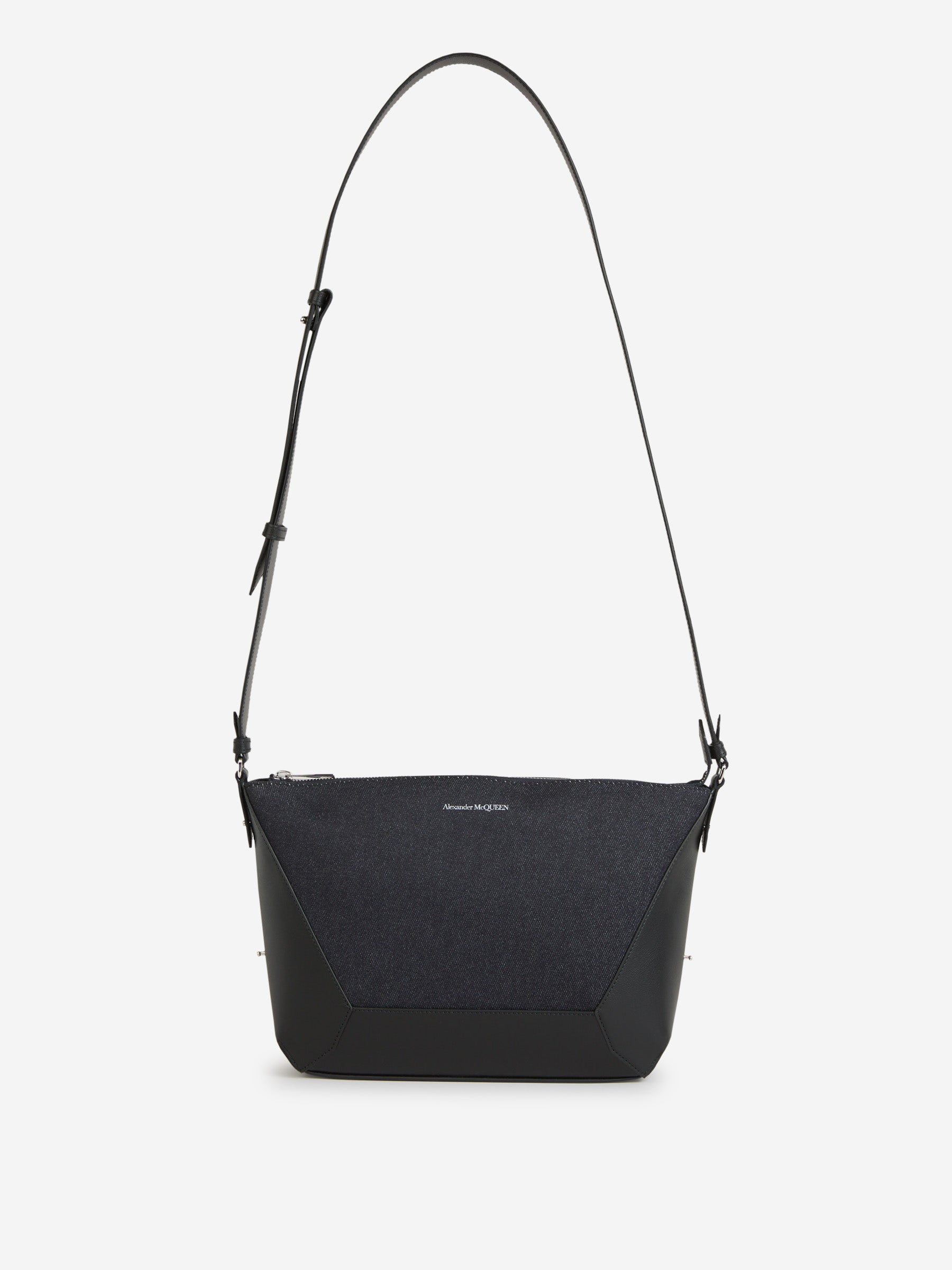 Alexander McQueen Bolso Bandolera Denim color Negro sku 692-001780 01 - Foto 1