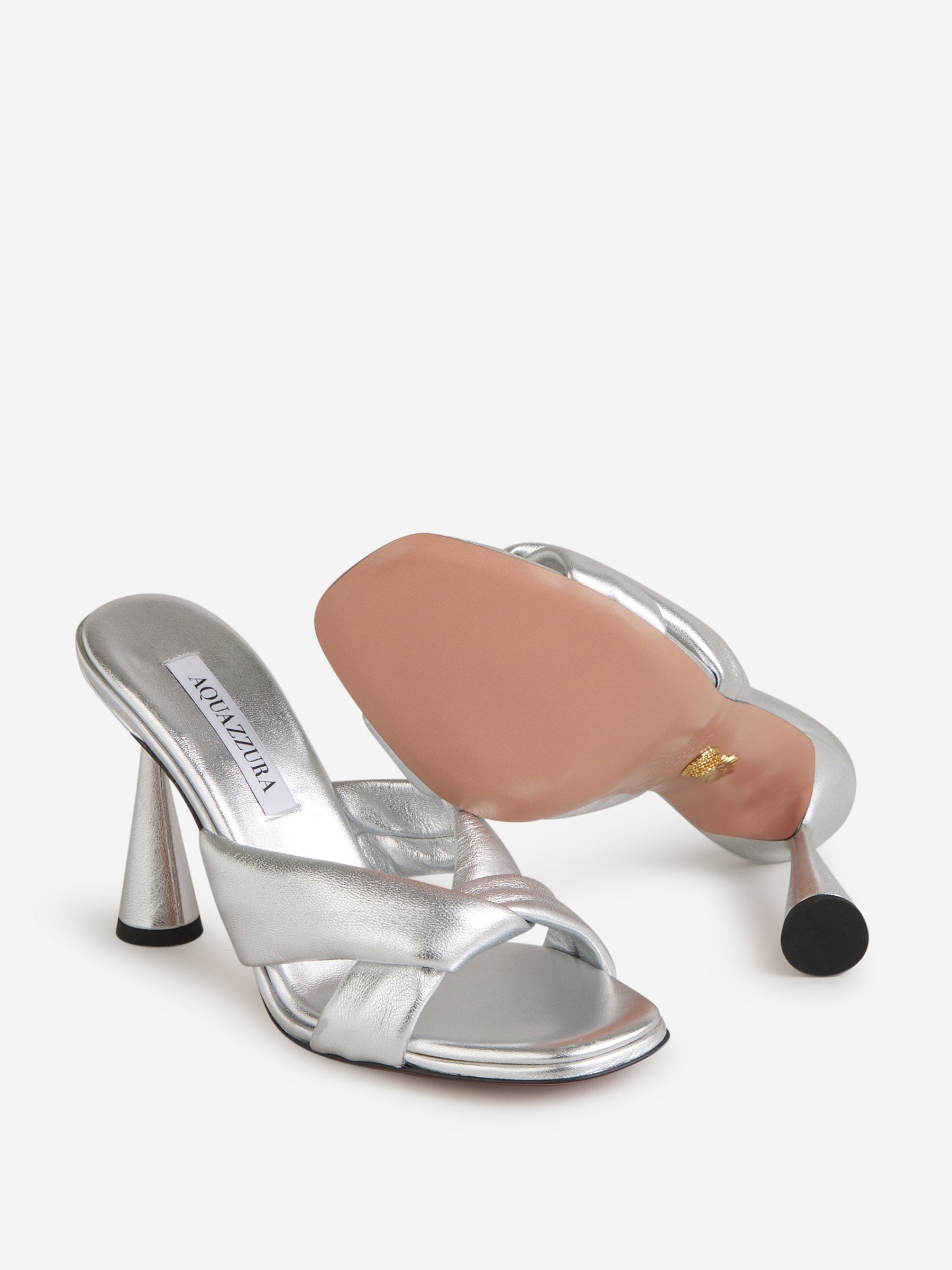 Metallic Amore Mules