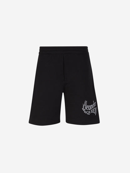 Logo Cotton Bermuda Shorts