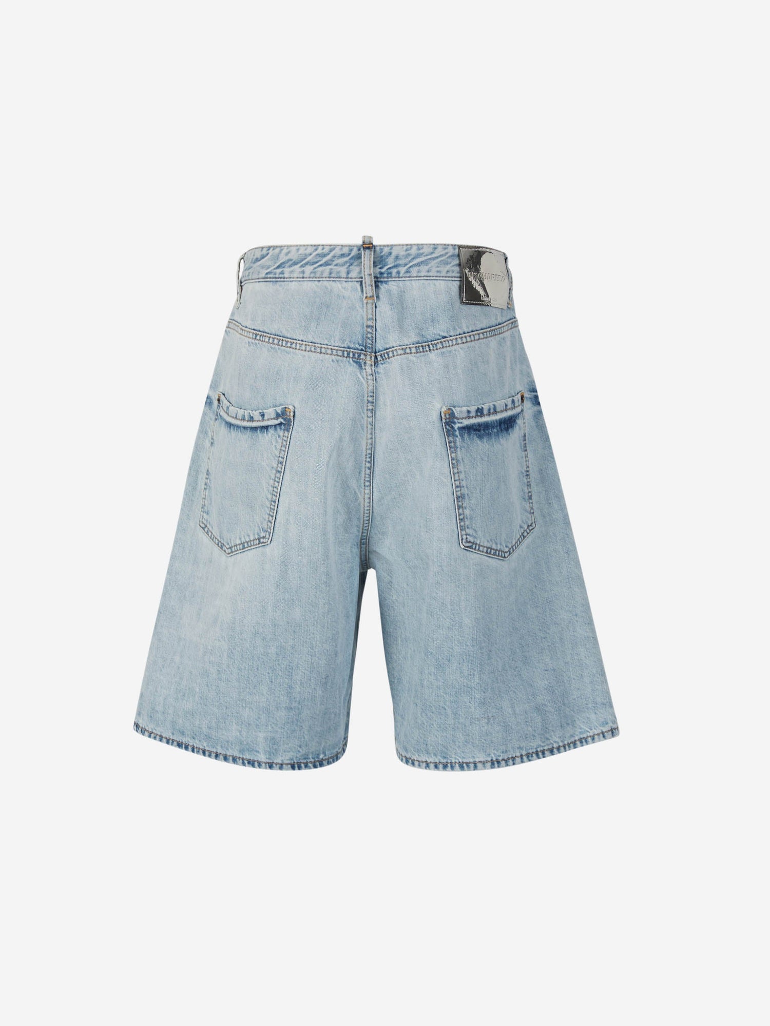 Oversize Denim Bermudas