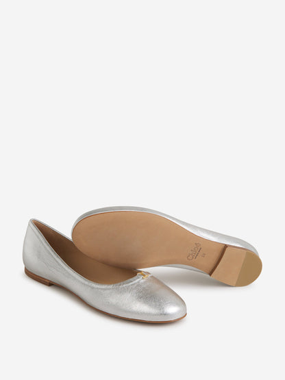 Metallic Marcie Ballerinas