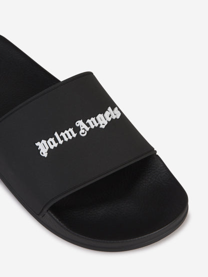 Palm Angels Sandalias Pool Logo color Negro sku 617-000095 02 - Foto 5