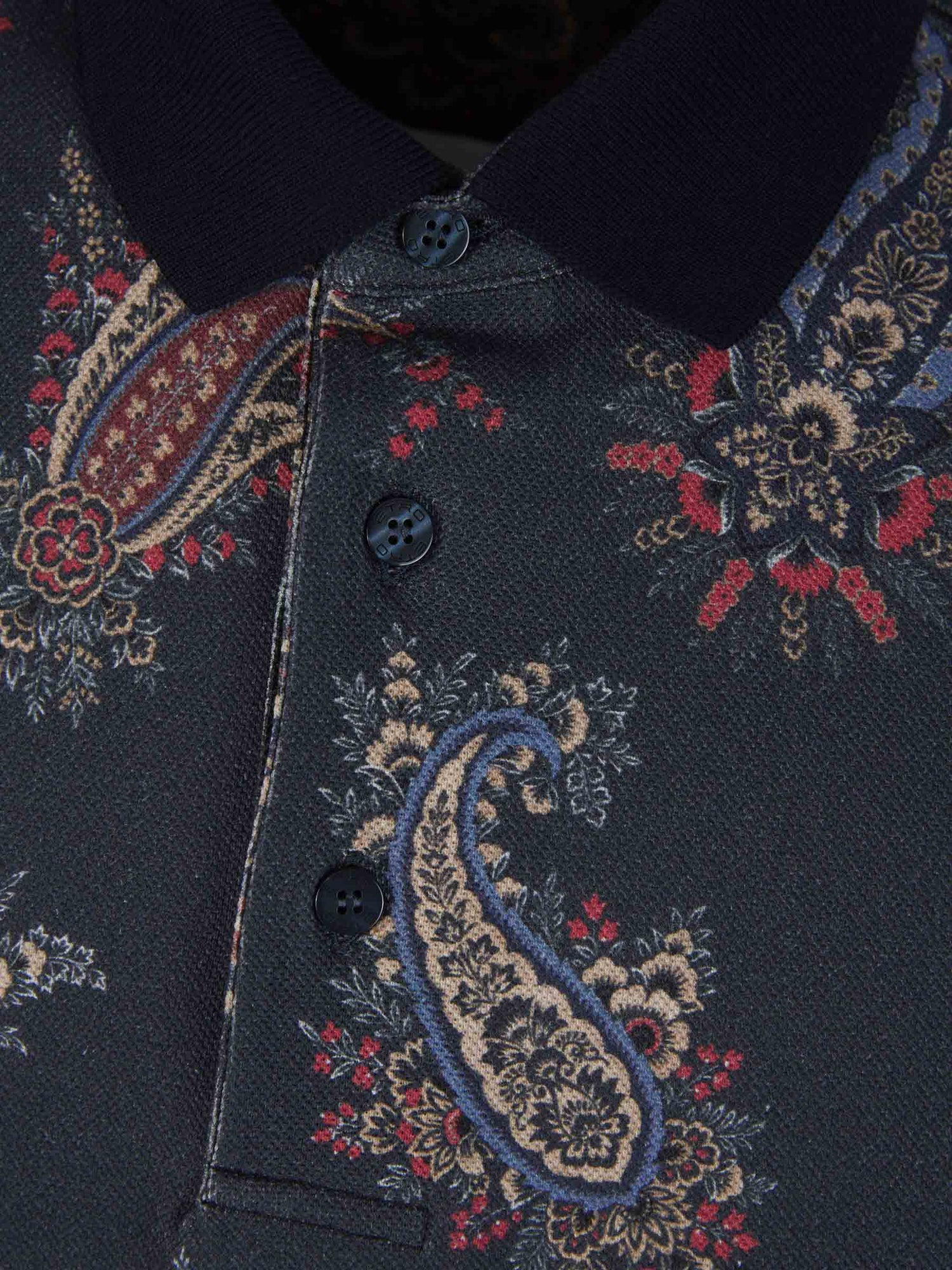 Paisley Motif Polo