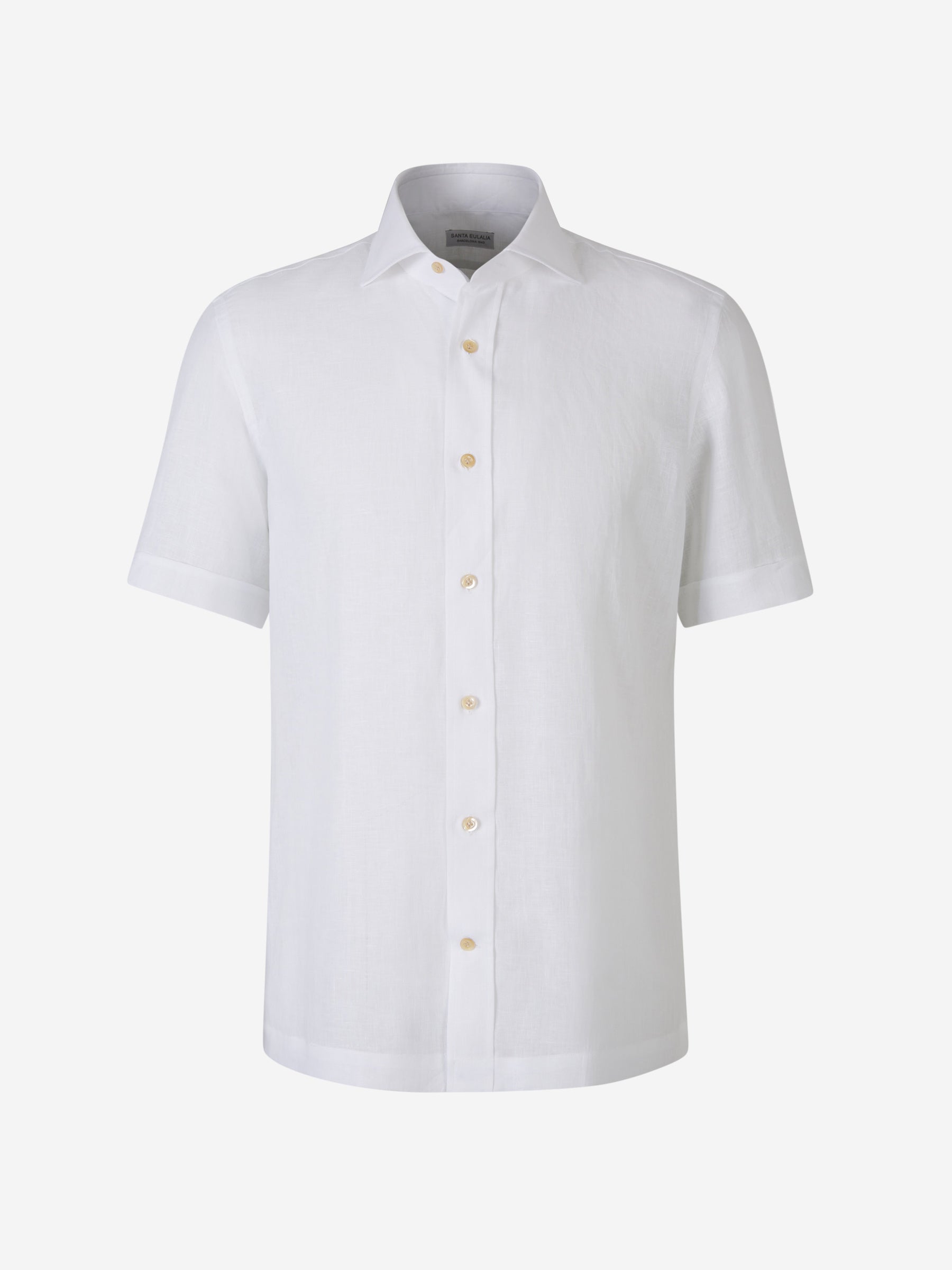 Santa Eulalia Camisa Manga Corta Lino color Blanco sku 532-000569 01 - Foto 1