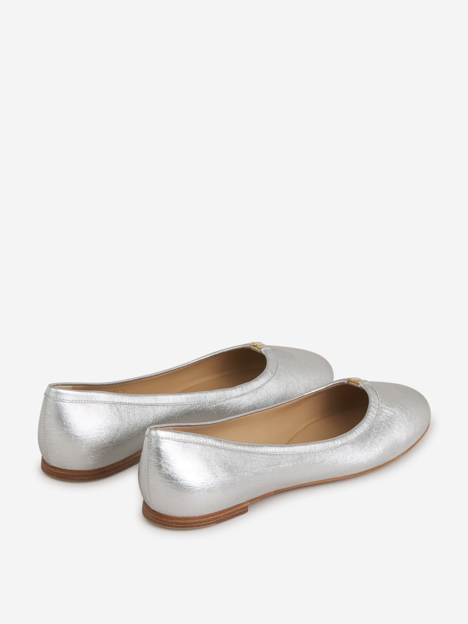 Metallic Marcie Ballerinas