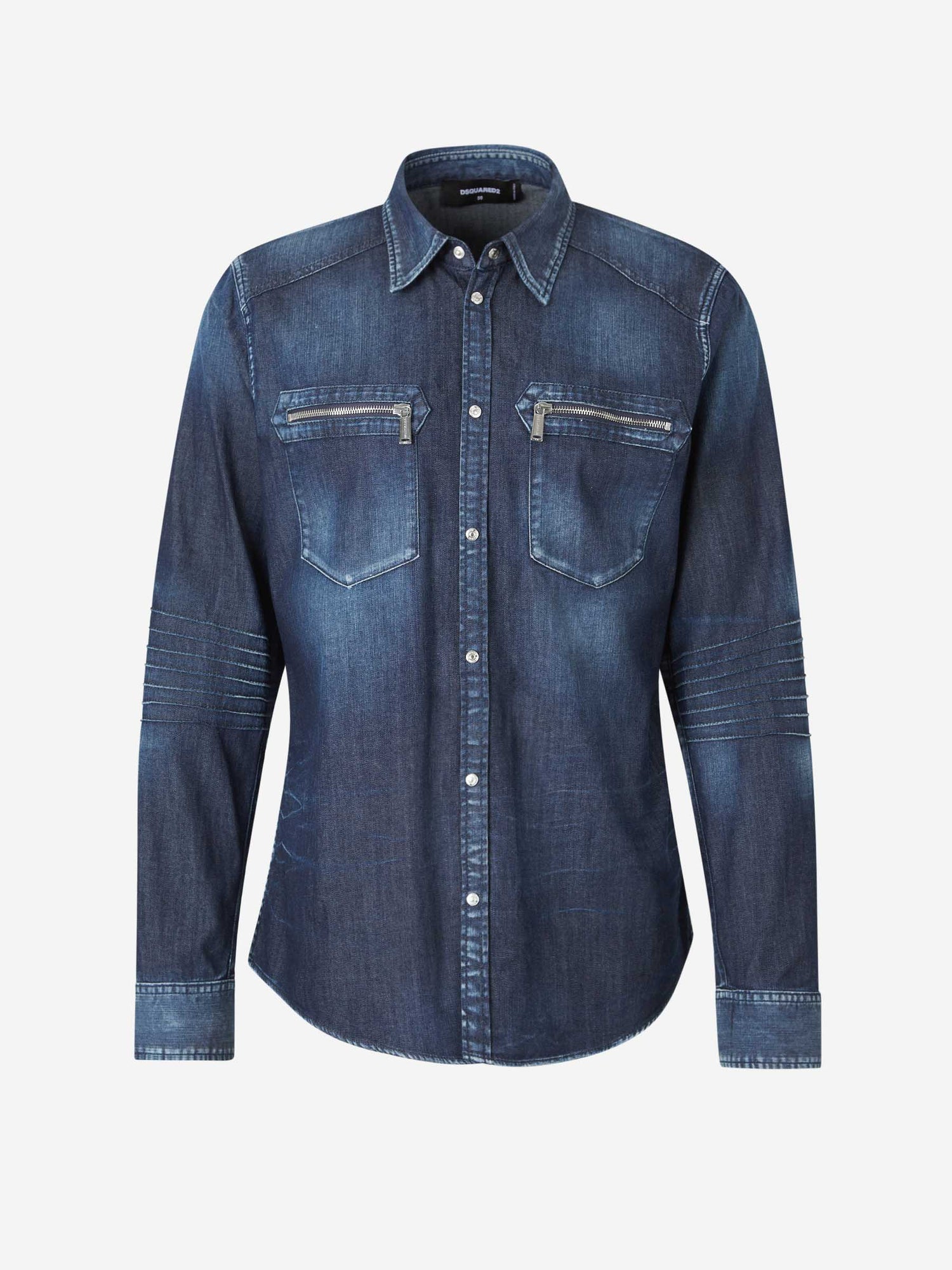 Dsquared2 Camisa Denim Western color Azul Denim Oscuro sku 531-006309 01 - Foto 1