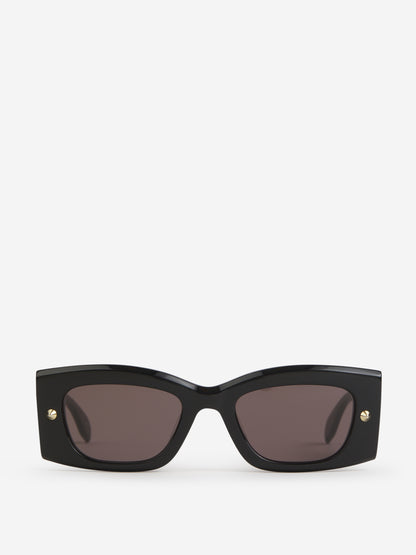 Alexander McQueen Gafas De Sol Rectangulares color Negro sku 860-000877 01 - Foto 1