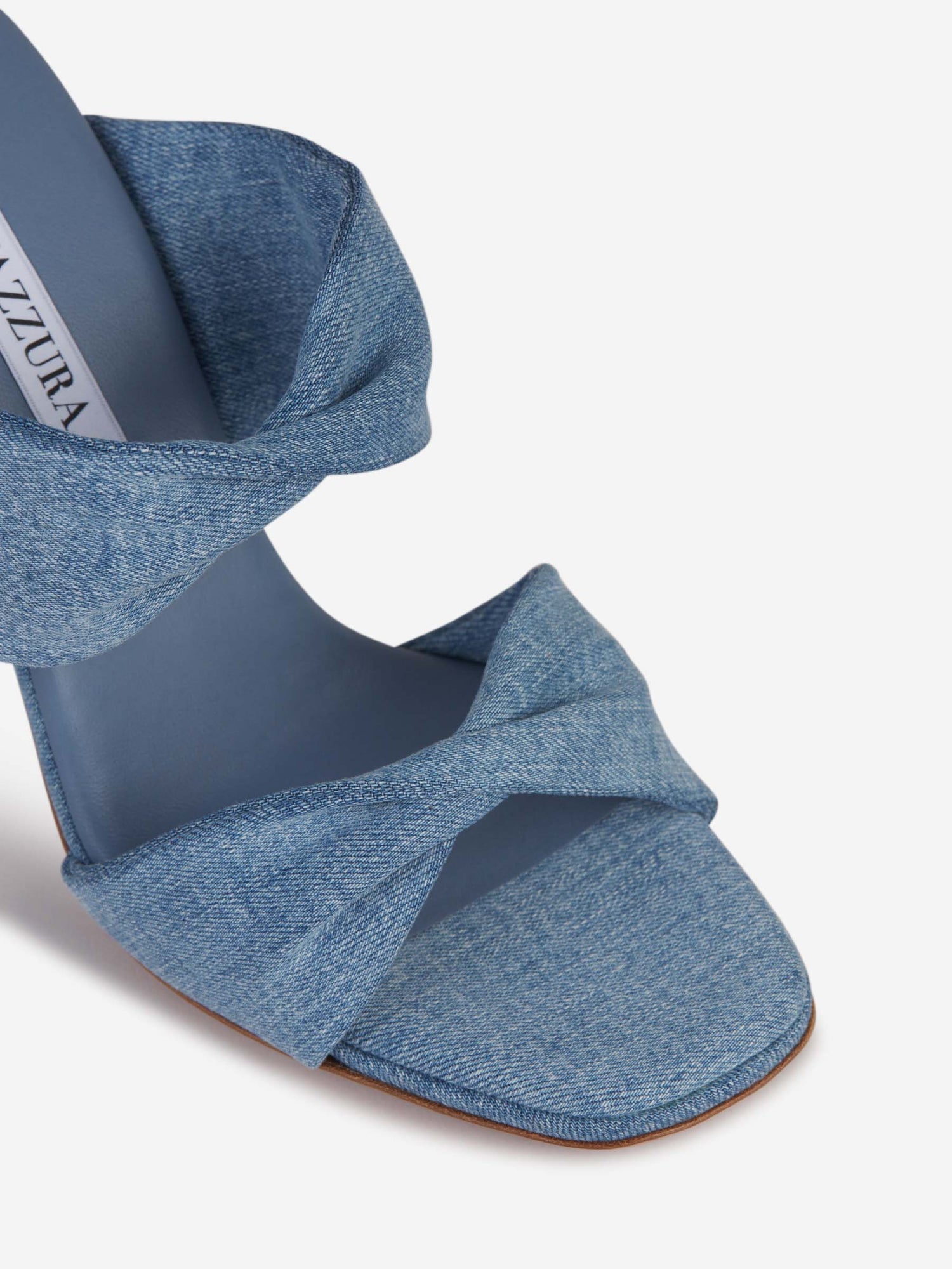 Denim Twist Sandals