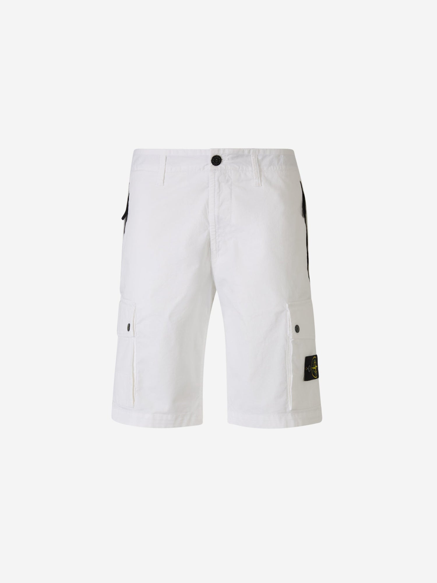 Stone Island Bermudas Cargo Logo color Blanco sku 523-000976 02 - Foto 1