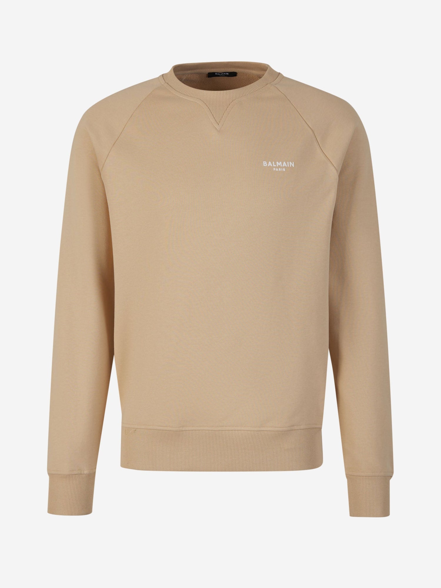 Balmain Sudadera Crewneck Algodón color Beis sku 545-001480 01 - Foto 1