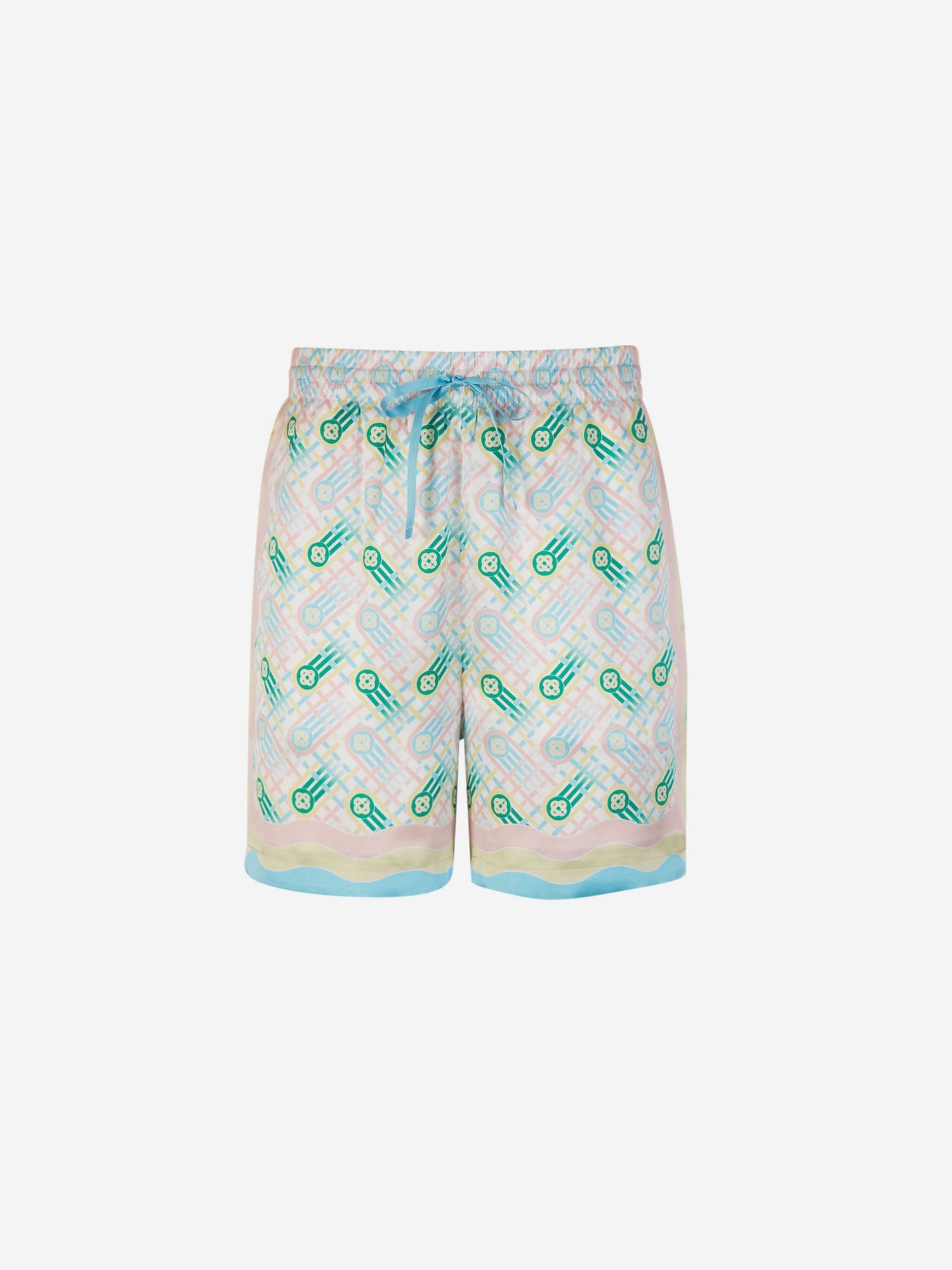 Silk Ping Pong Bermuda Shorts