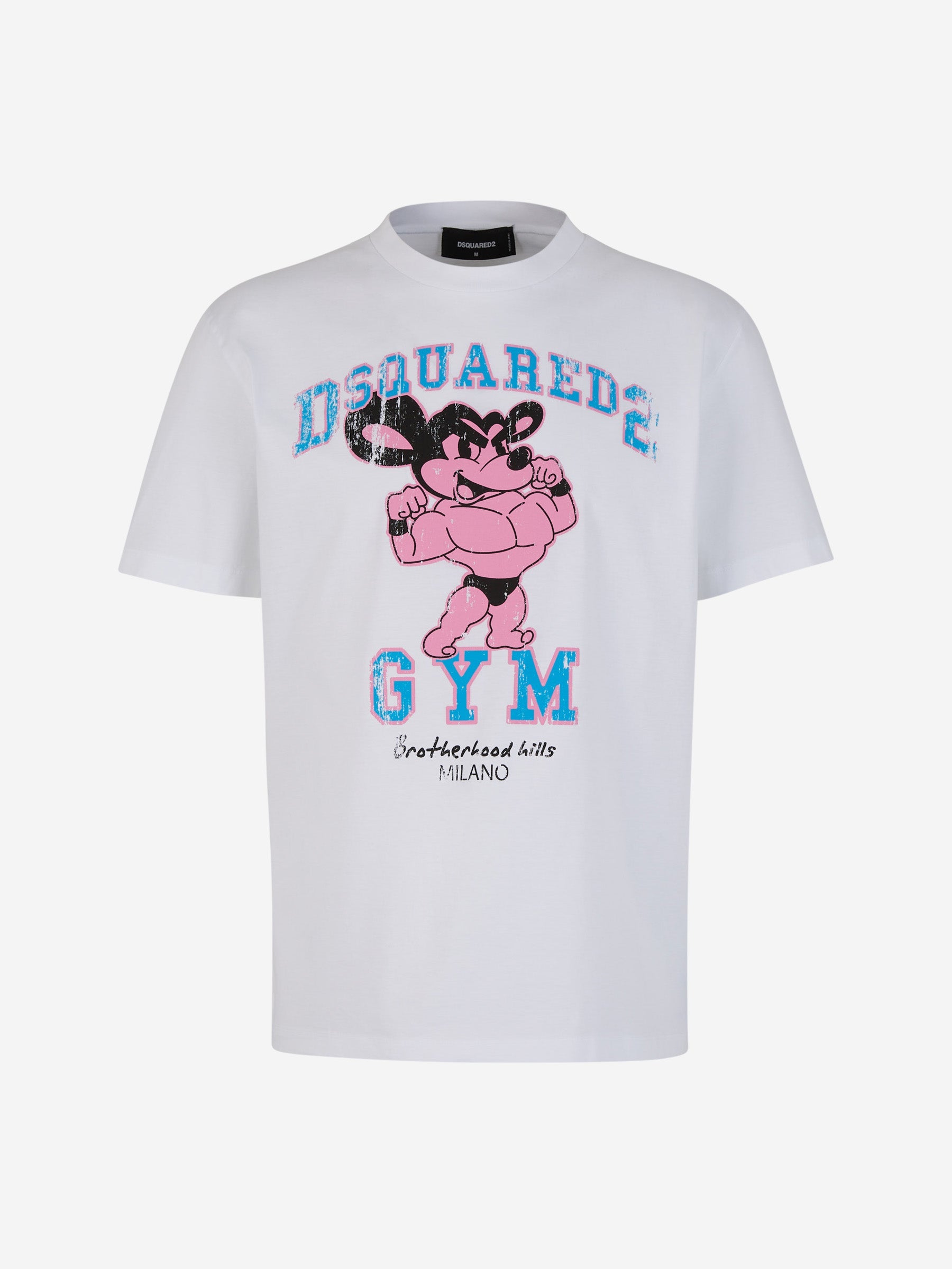 Dsquared2 Camiseta Estampada GYM color Blanco sku 553-003651 01 - Foto 1