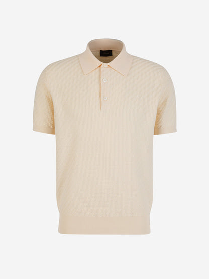 Textured Knit Polo