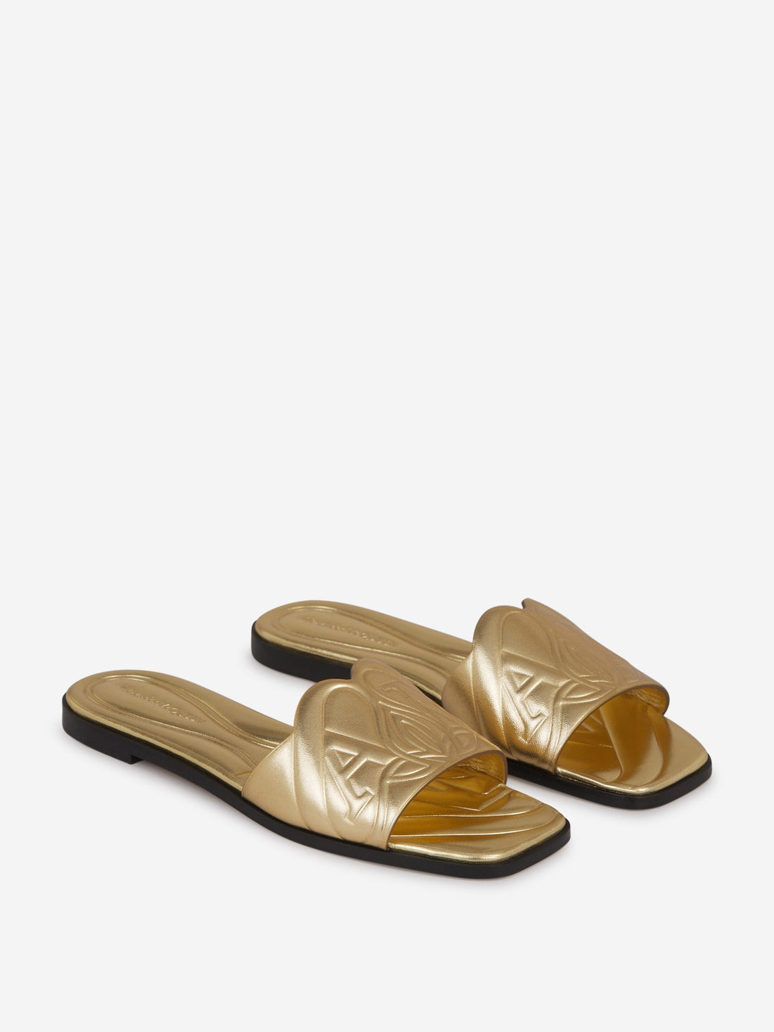 Logo Leather Sandals