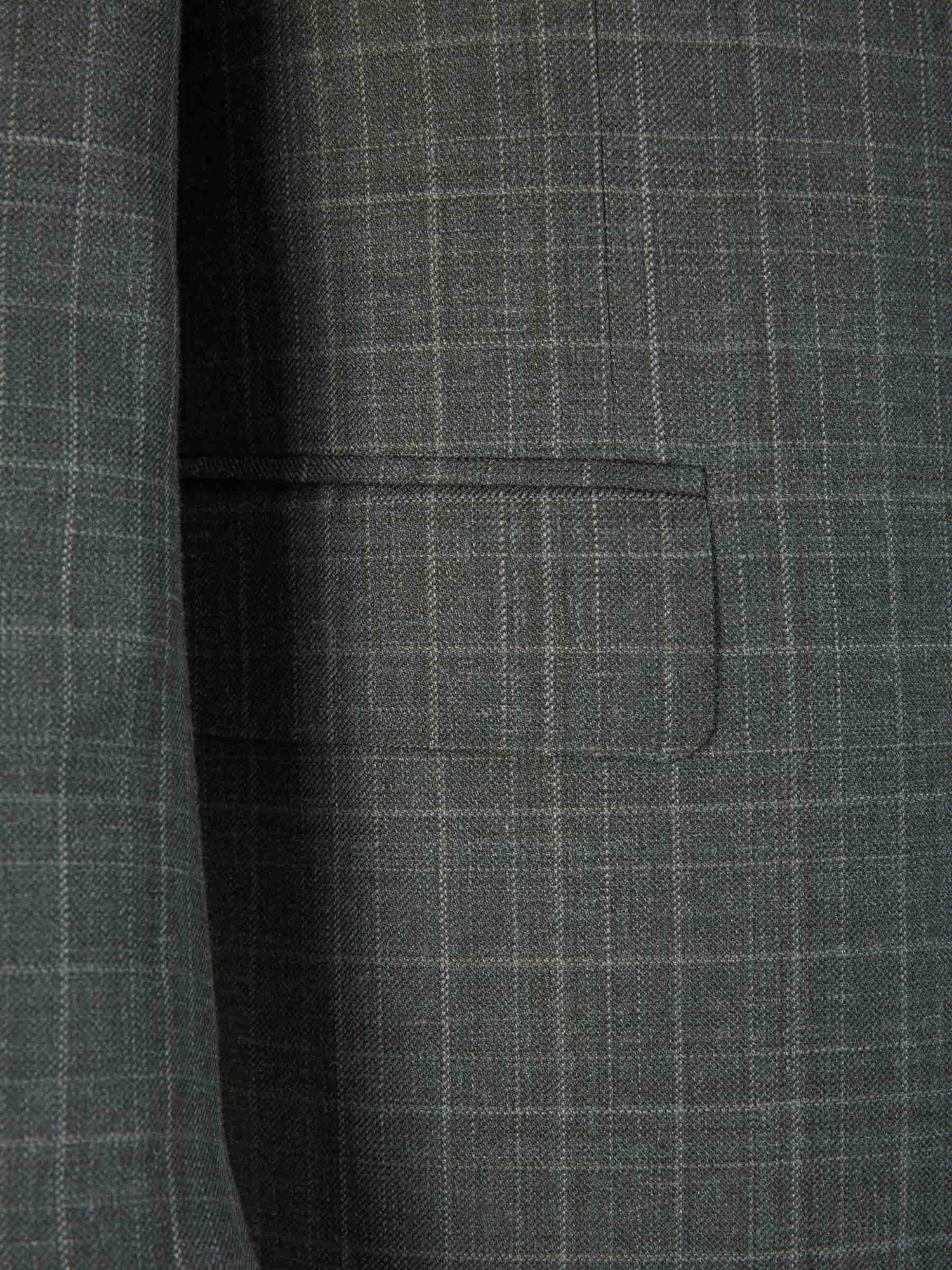 Checked Motif Blazer