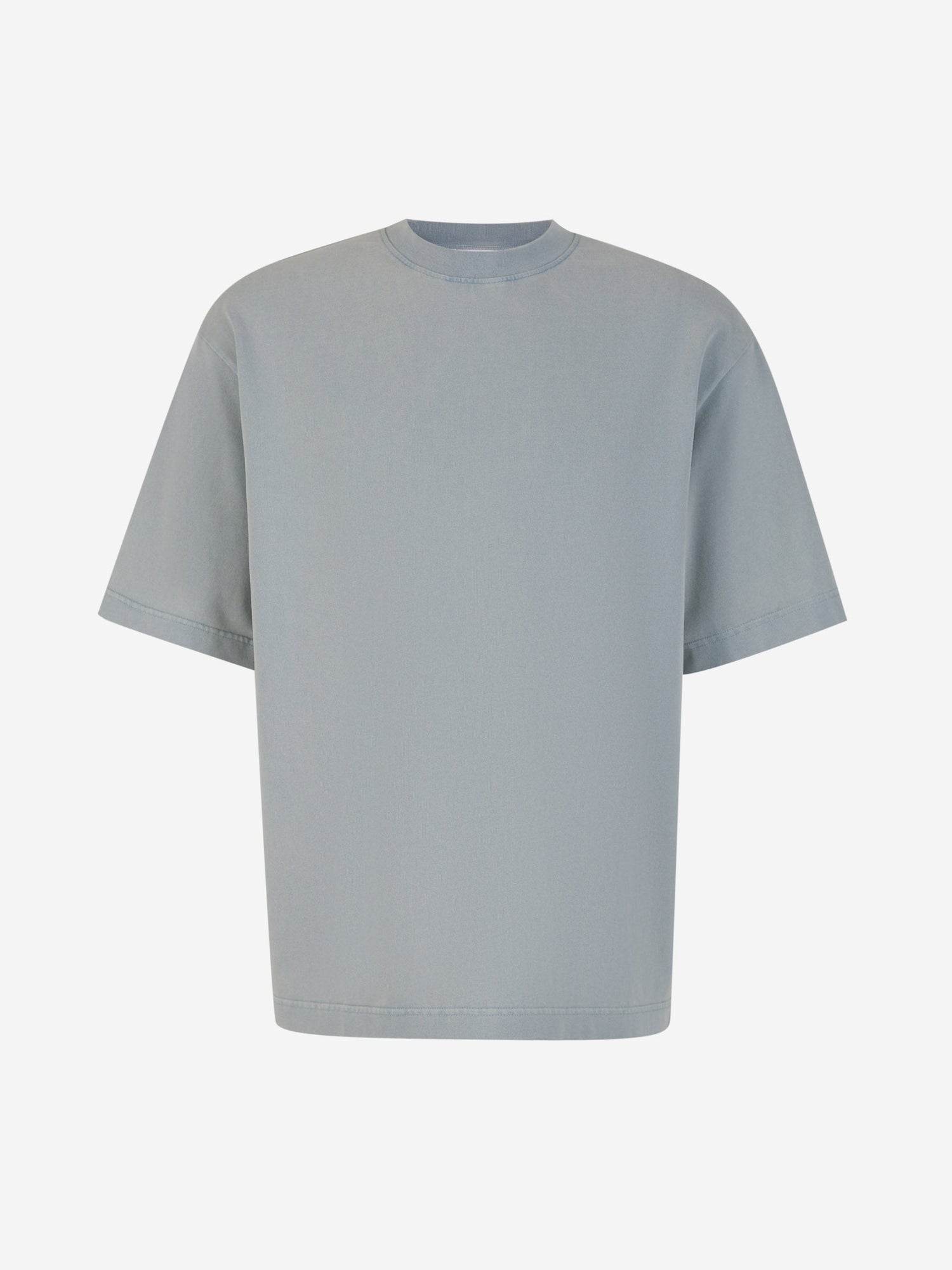 Acne Studios Camiseta Algodón Lisa color Azul Cielo sku 553-003528 02 - Foto 1