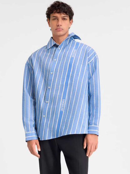 Jacquemus Camisa &quot;La Chemise&quot; color Azul sku 531-006202 01 - Foto 1