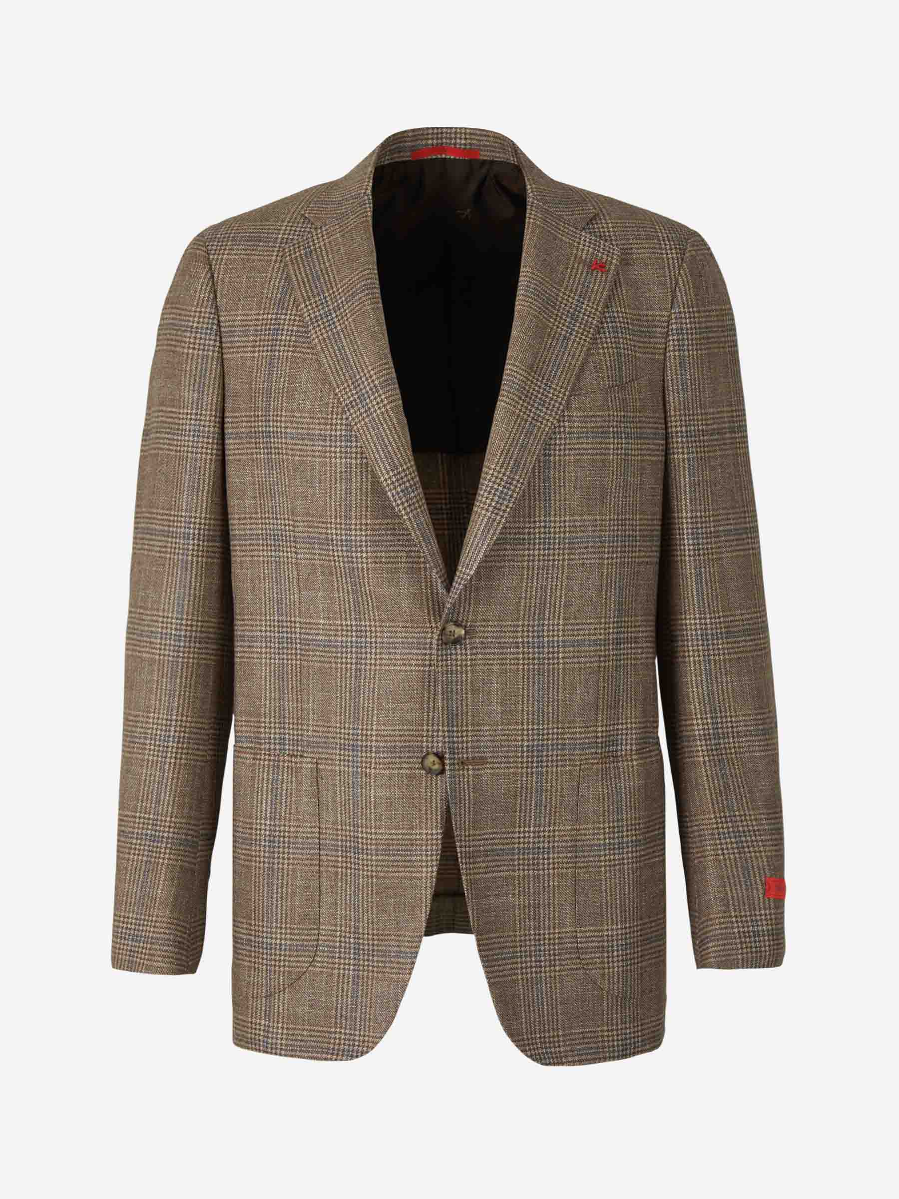 Isaia Americana Cashmere Y Seda color Gris Claro sku 302-003217 01 - Foto 1