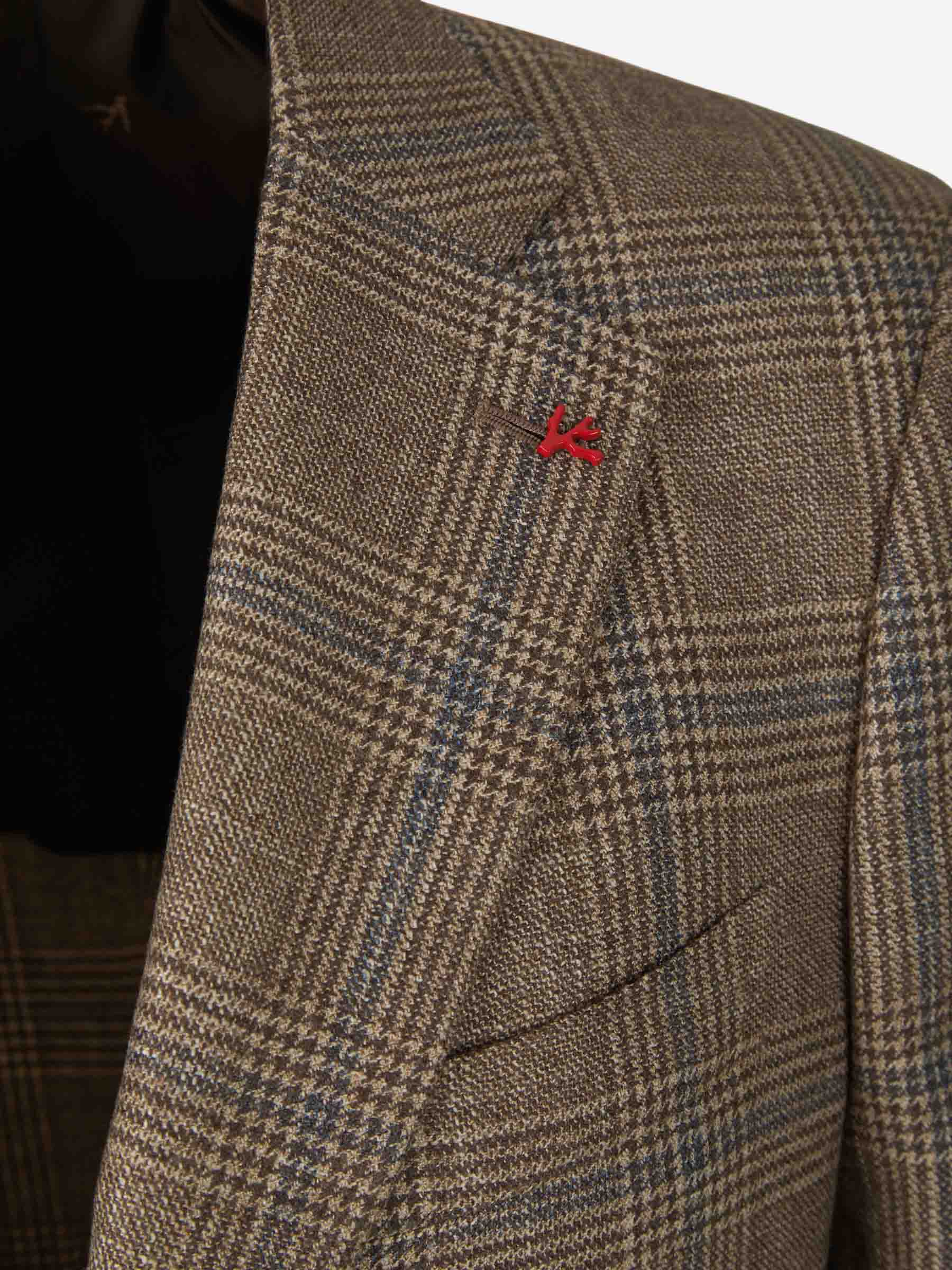 Isaia Americana Cashmere Y Seda color Gris Claro sku 302-003217 01 - Foto 3