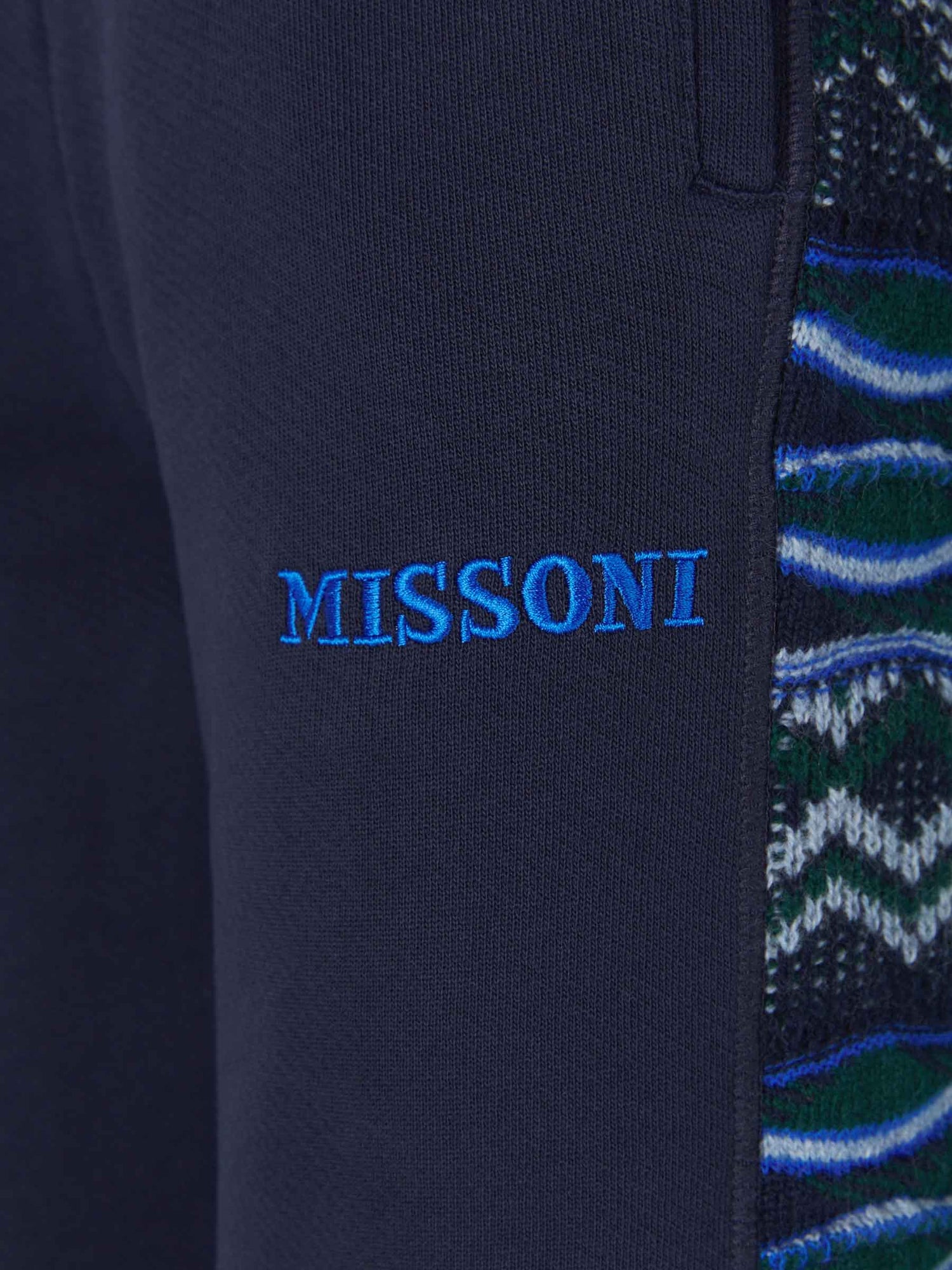 Missoni Joggers Paneles Contraste color Azul Marino sku 521-002615 01 - Foto 5