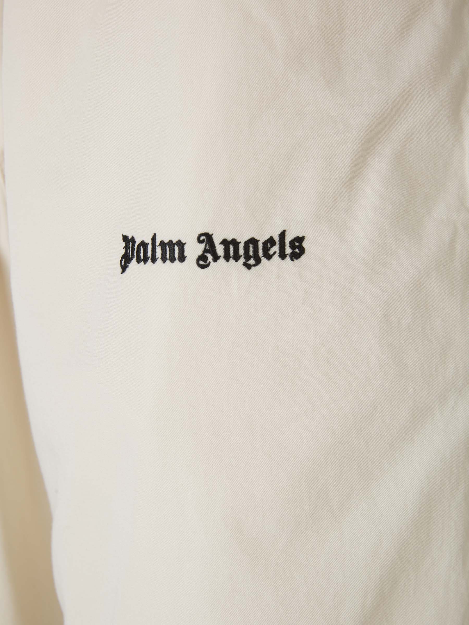 Palm Angels Joggers Algodón Logo color Crema sku 521-002843 01 - Foto 3