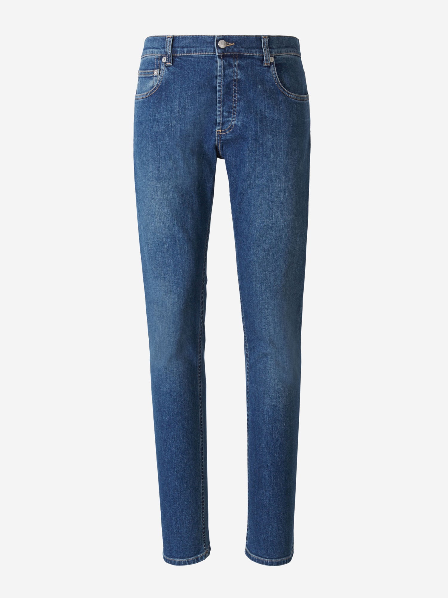 Alexander McQueen Jeans Graffiti Slim color Azul Cobalto sku 522-002223 01 - Foto 1