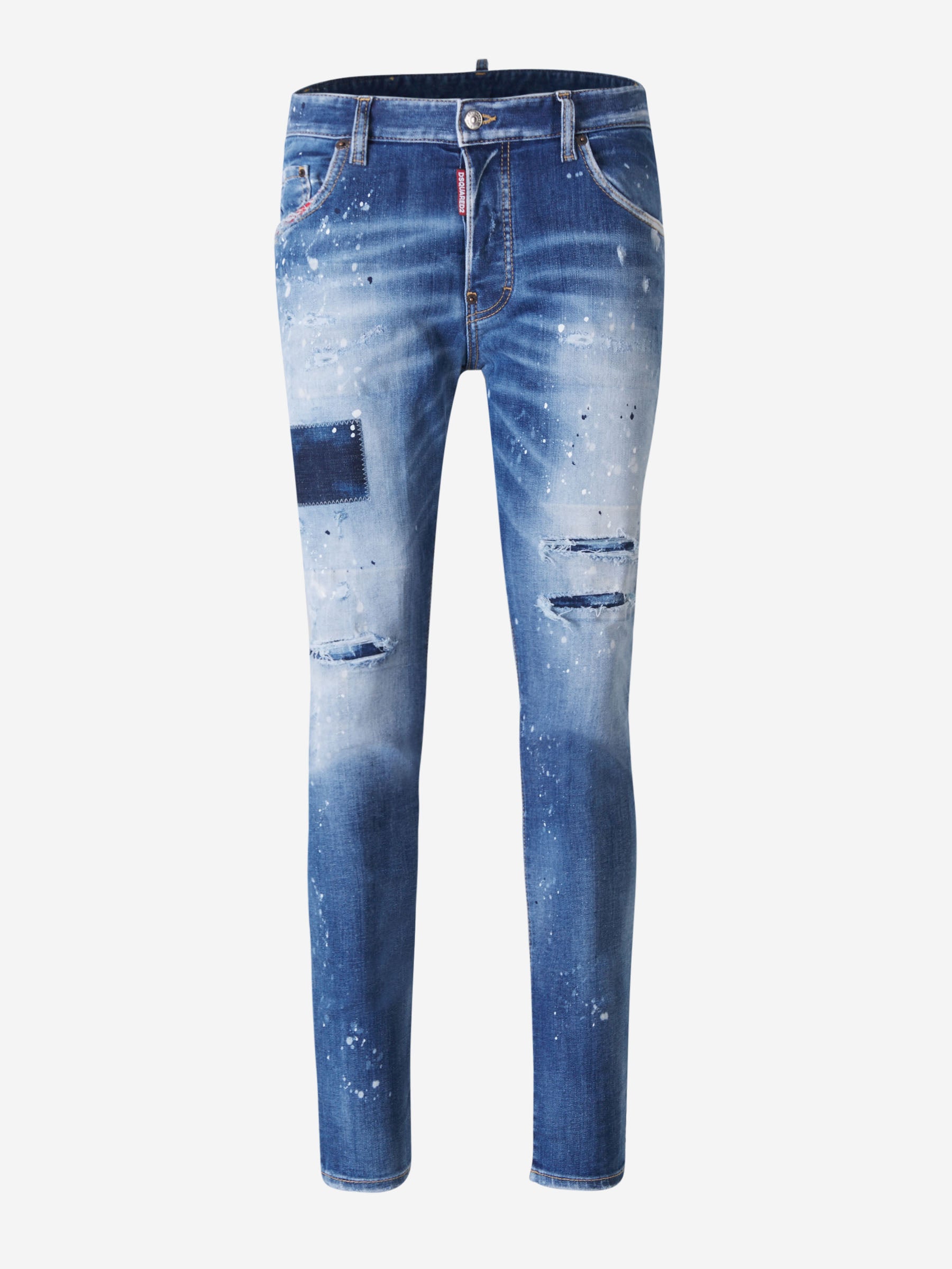 Dsquared2 Jeans Diseño Parches color Azul Denim sku 522-002258 00 - Foto 1