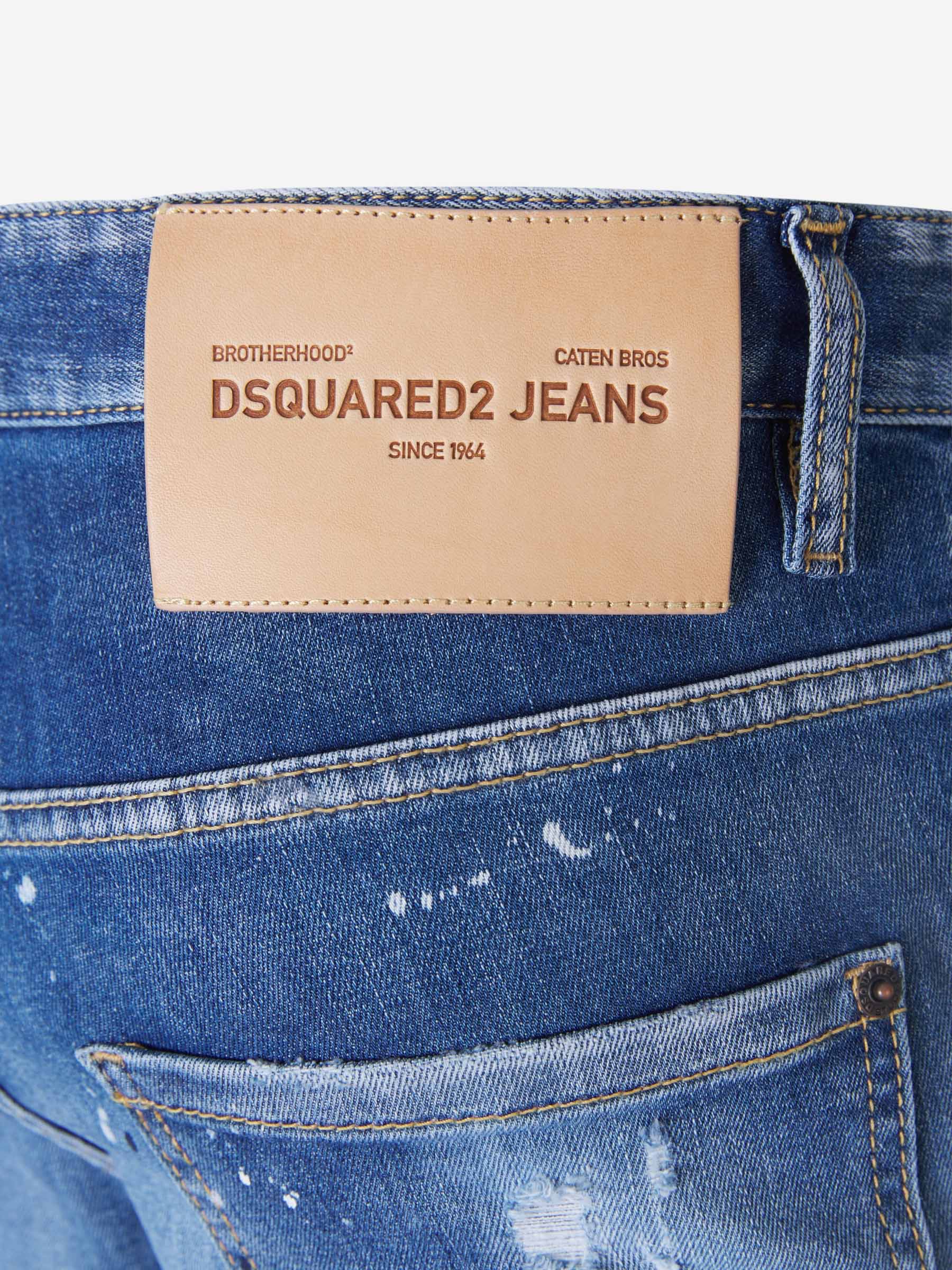 Dsquared2 Jeans Diseño Parches color Azul Denim sku 522-002258 00 - Foto 6