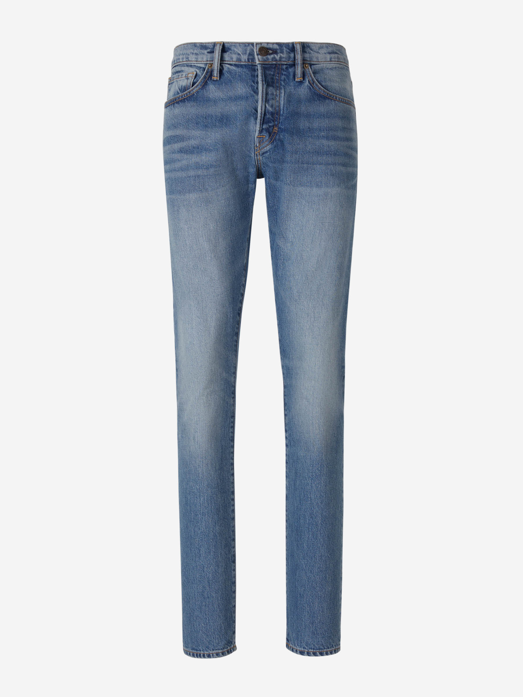 Tom Ford Jeans Logo Algodón color Azul Denim sku 522-002365 01 - Foto 1