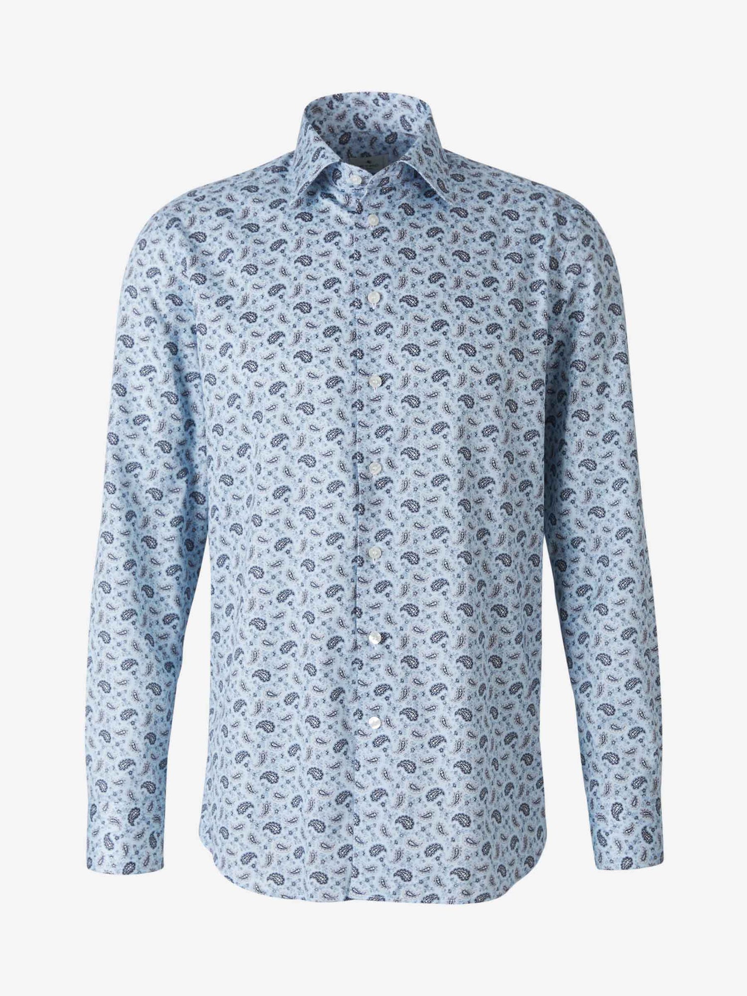 Etro Camisa Diseño Paisley color Azul Cielo sku 531-005536 01 - Foto 1