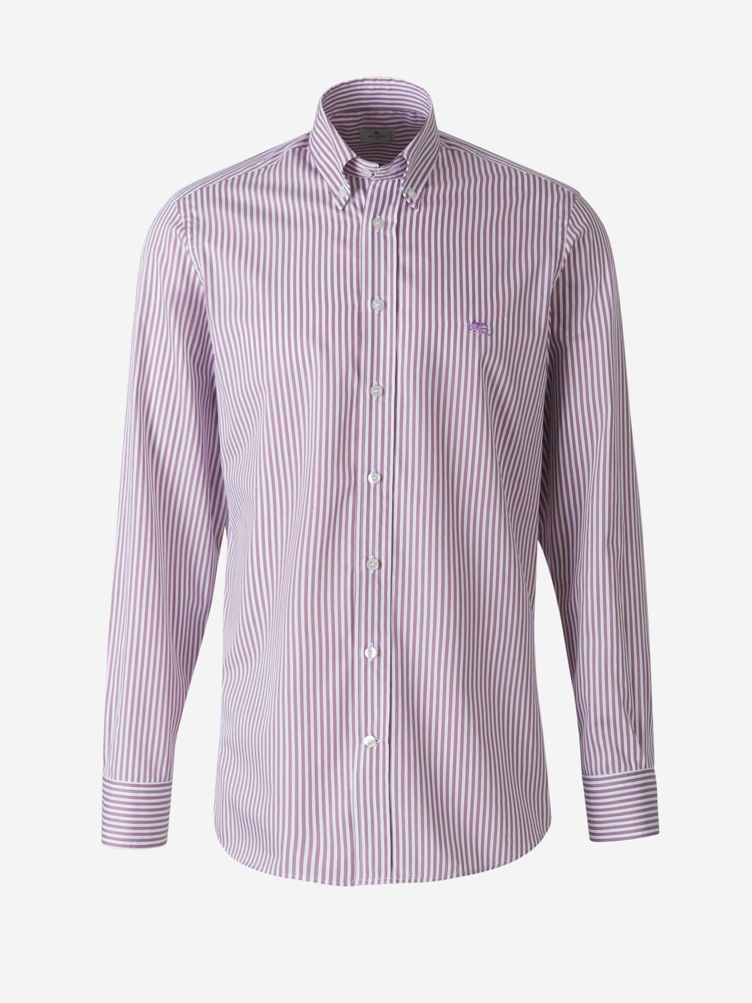 Etro Camisa Rayas Algodón color Burdeos sku 531-005694 01 - Foto 1