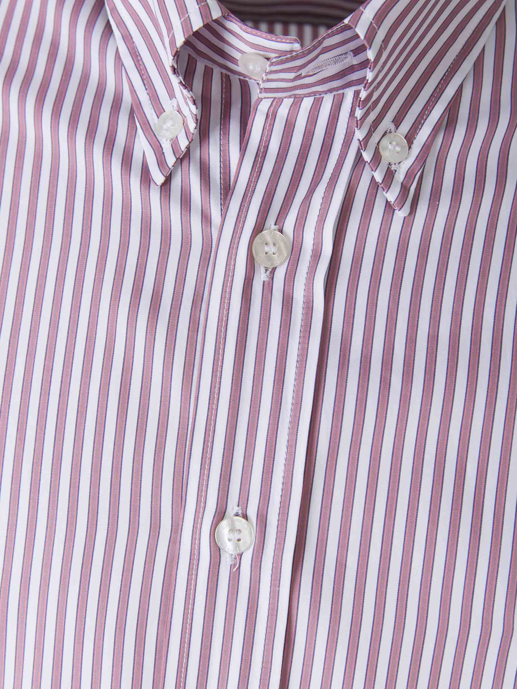 Etro Camisa Rayas Algodón color Burdeos sku 531-005694 01 - Foto 3