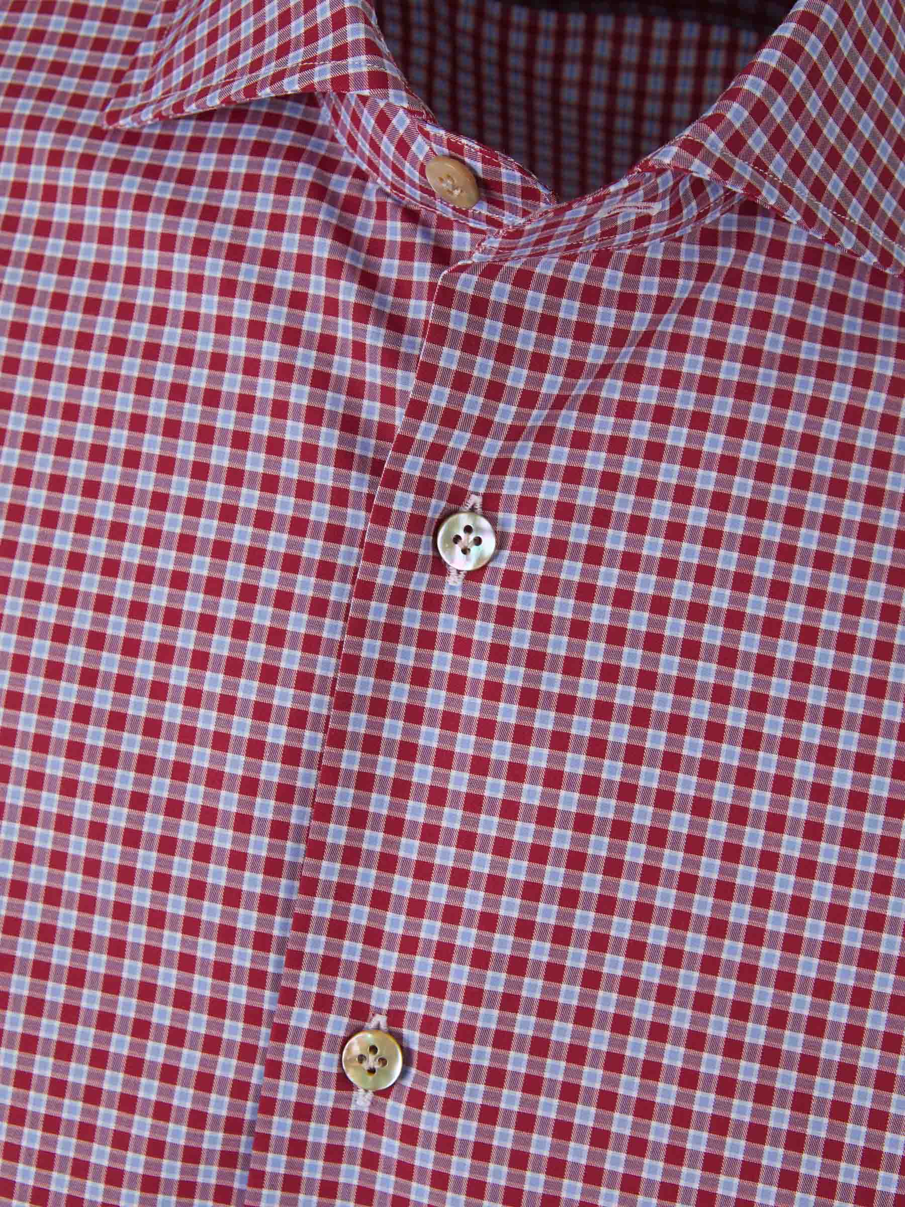 Santa Eulalia Camisa Motivo Cuadros color Rojo sku 531-005762 01 - Foto 3