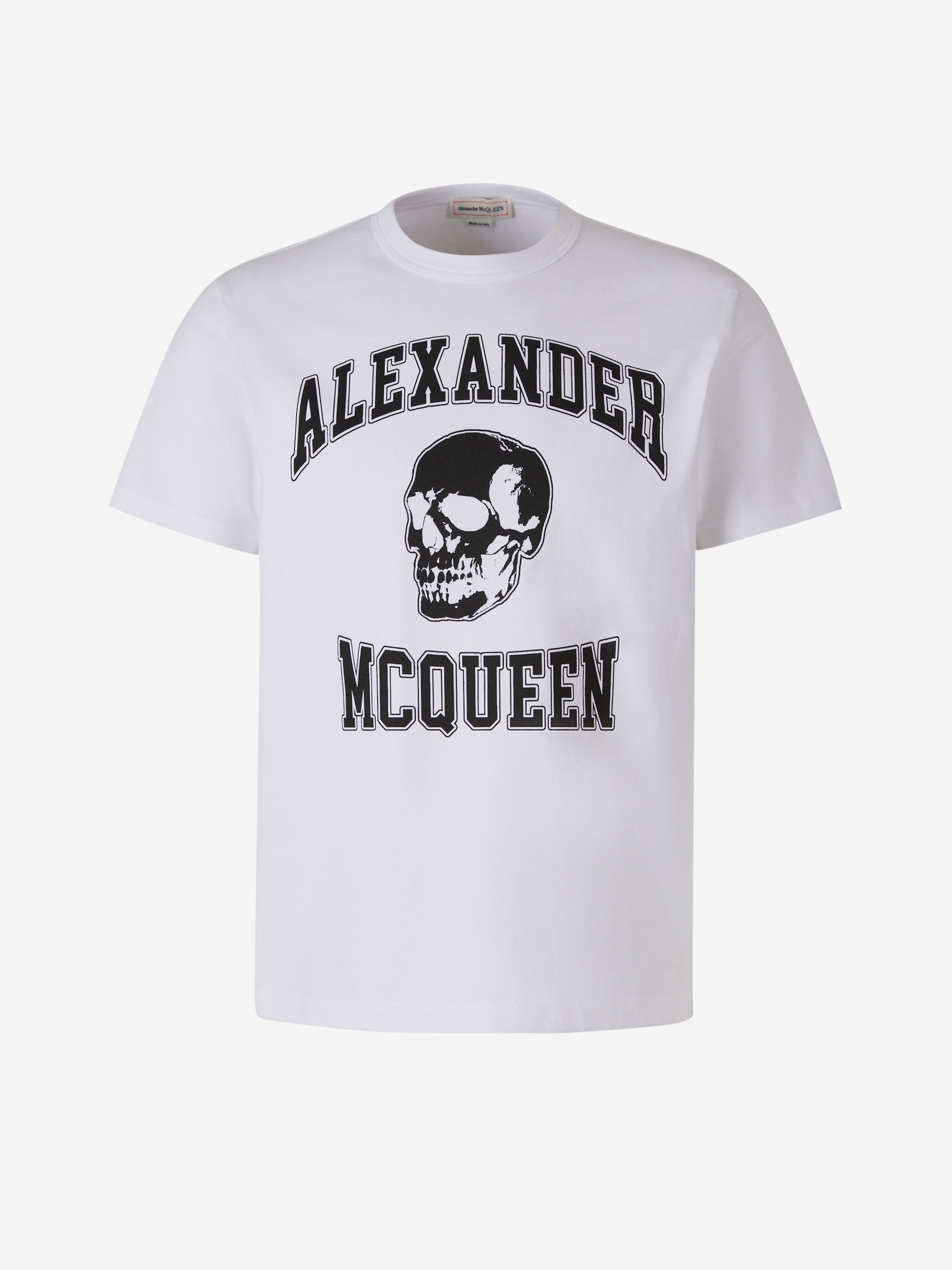Alexander McQueen graphic-print short-sleeve shirt - Black