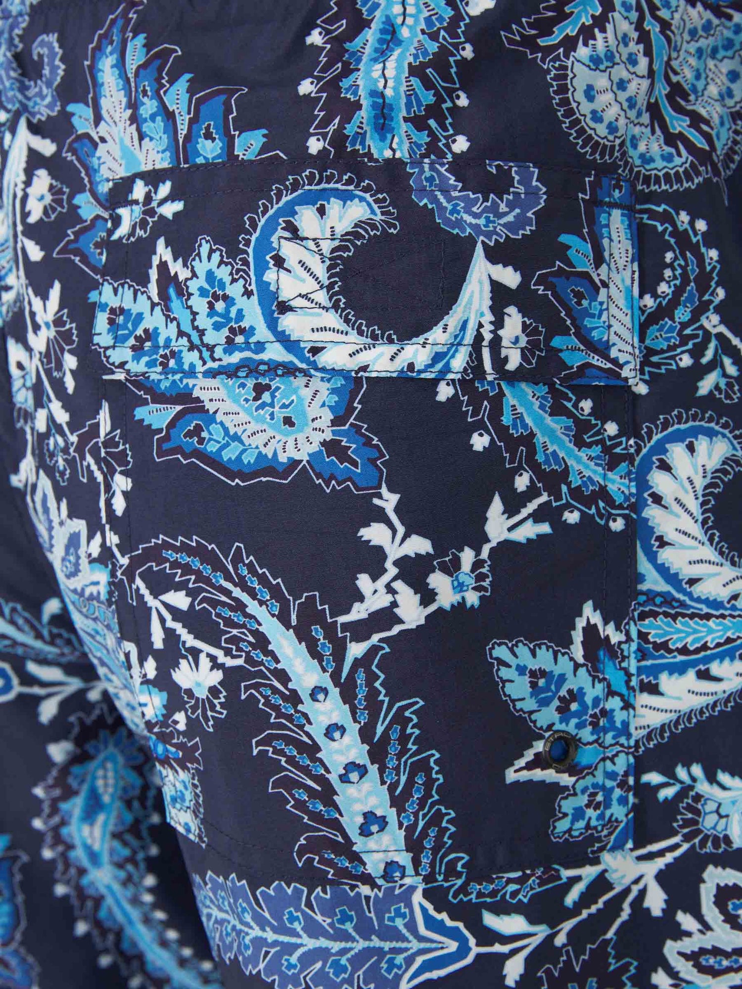 Etro Bañador Paisley Logo color Azul Marino sku 561-001180 01 - Foto 4