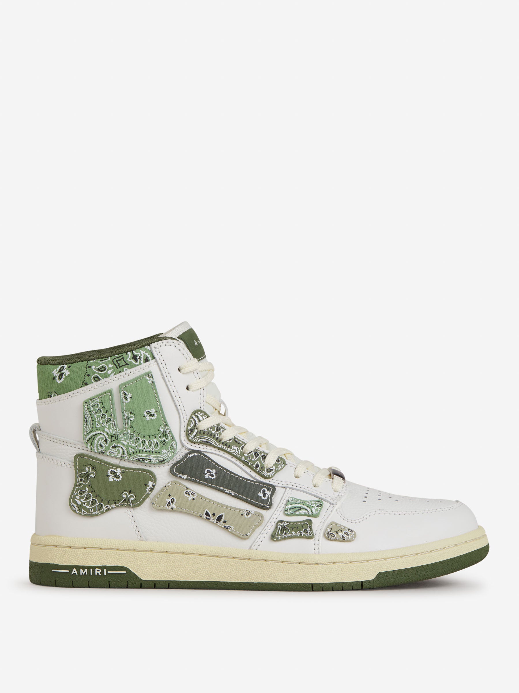 Amiri Sneakers Bandana Skel-Top color Verde Militar sku 616-001980 01 - Foto 1