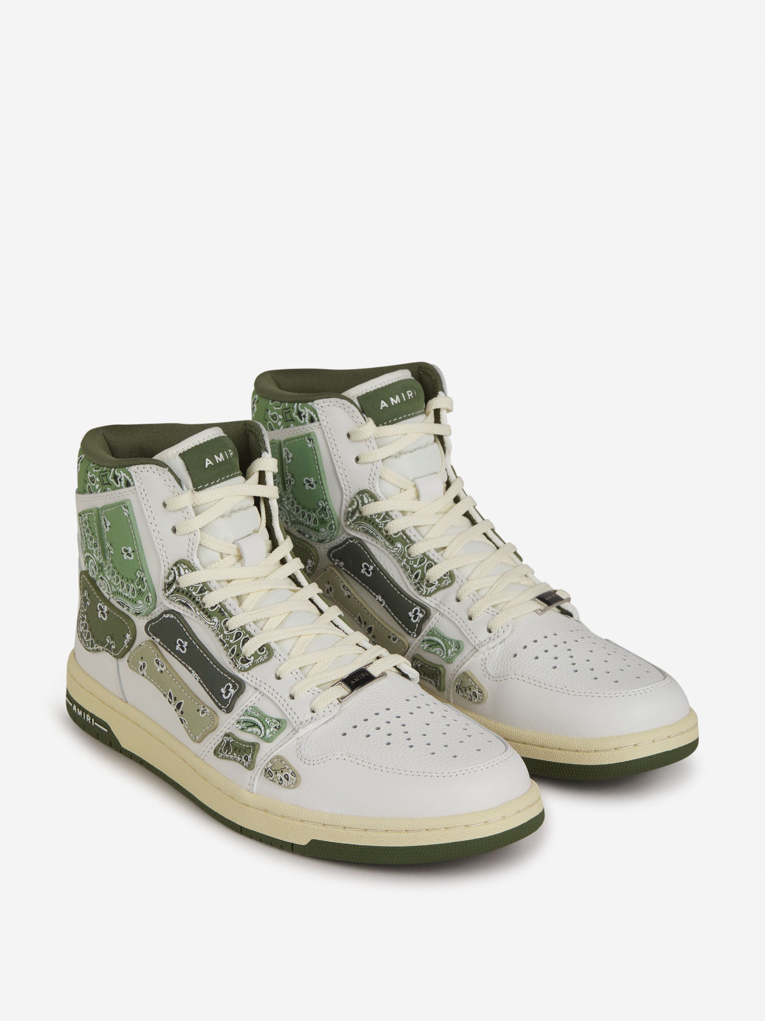 Amiri Sneakers Bandana Skel-Top color Verde Militar sku 616-001980 01 - Foto 2