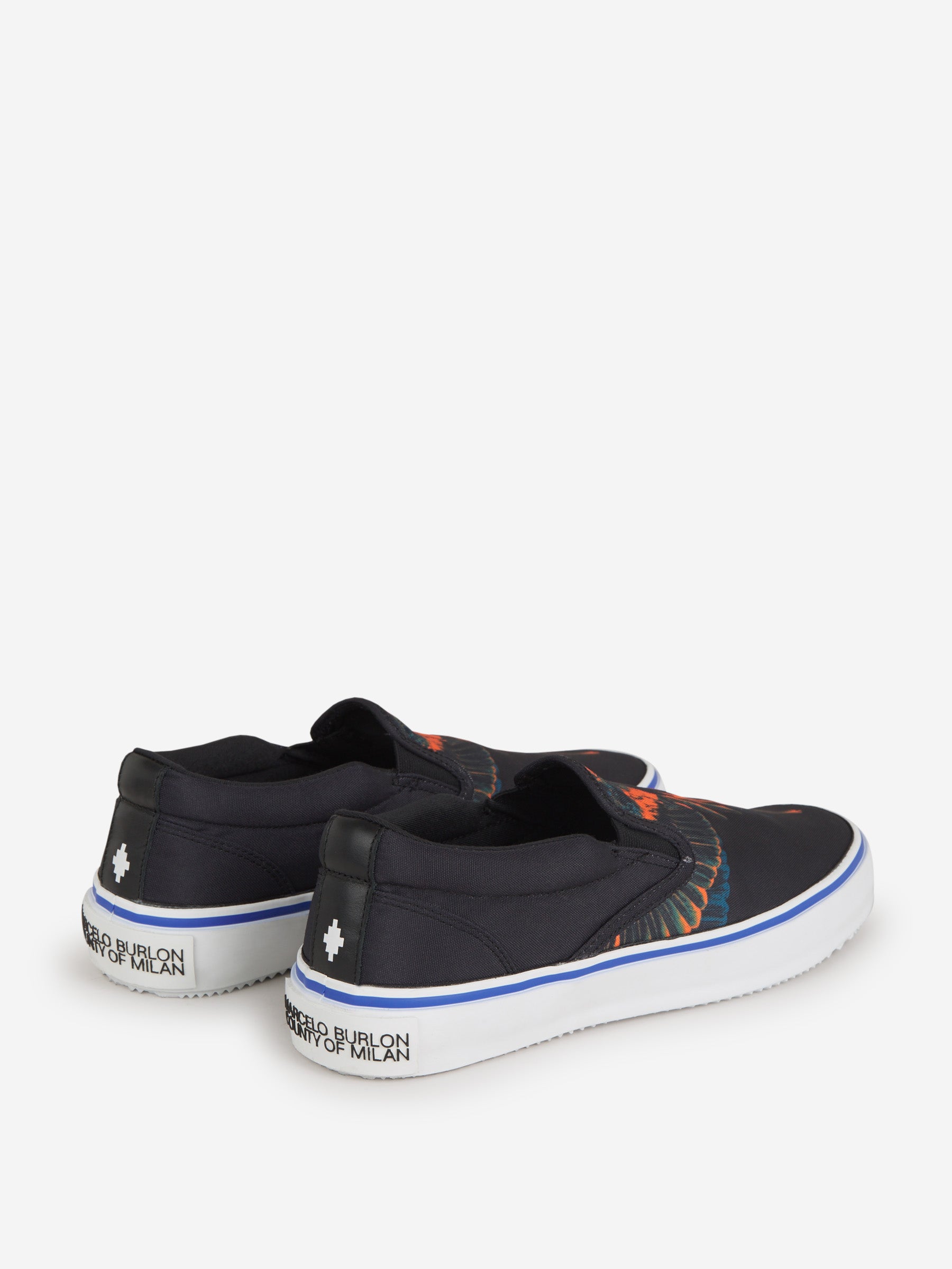 Marcelo Burlon Sneakers Wings Slip-on color Negro sku 616-002331 01 - Foto 3