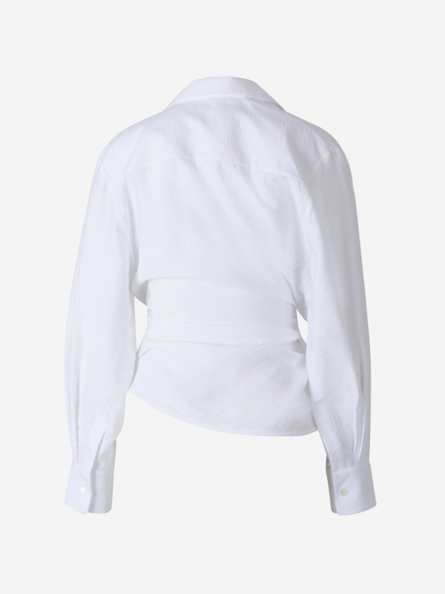 Jacquemus Camisa Le Bahía color Blanco sku 701-001991 01 - Foto 3